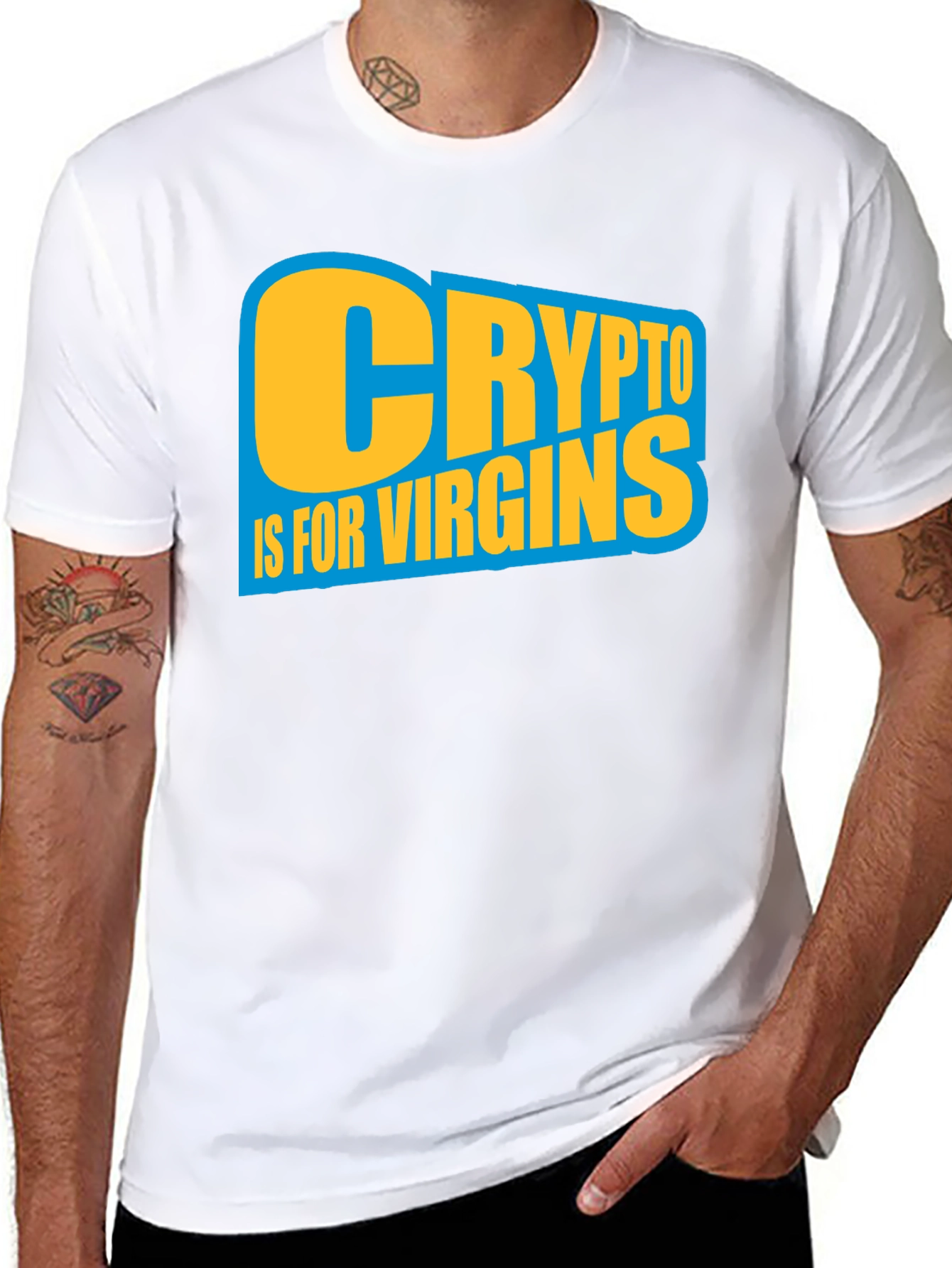 Crypto Is For Virgins Graphic T-Shirt