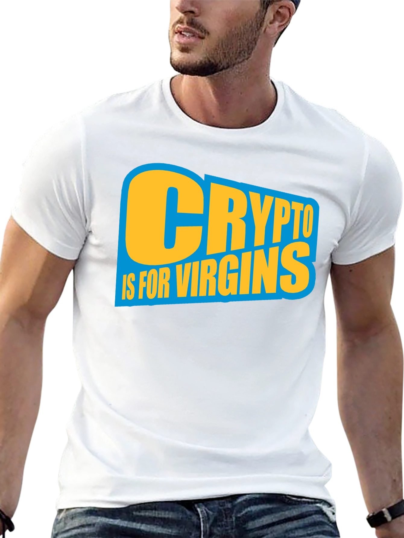 Crypto Is For Virgins Graphic T-Shirt