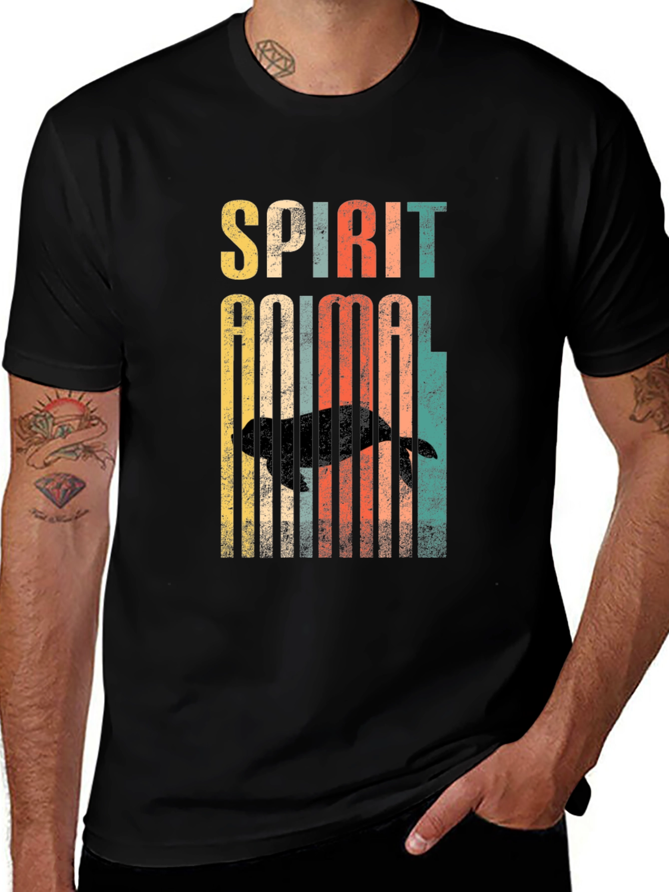 Spirit Animal Retro Graphic T-Shirt
