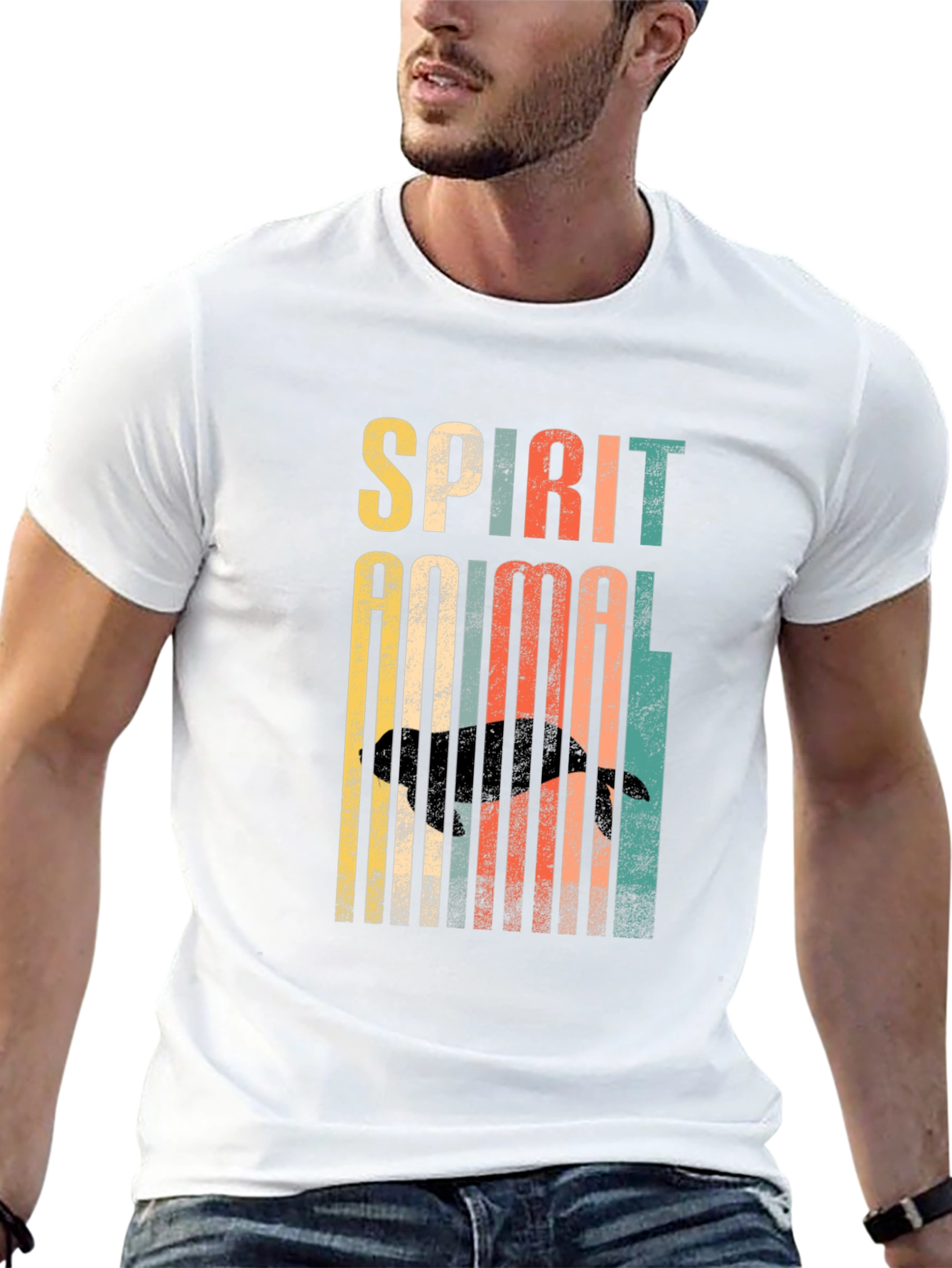 Spirit Animal Retro Graphic T-Shirt