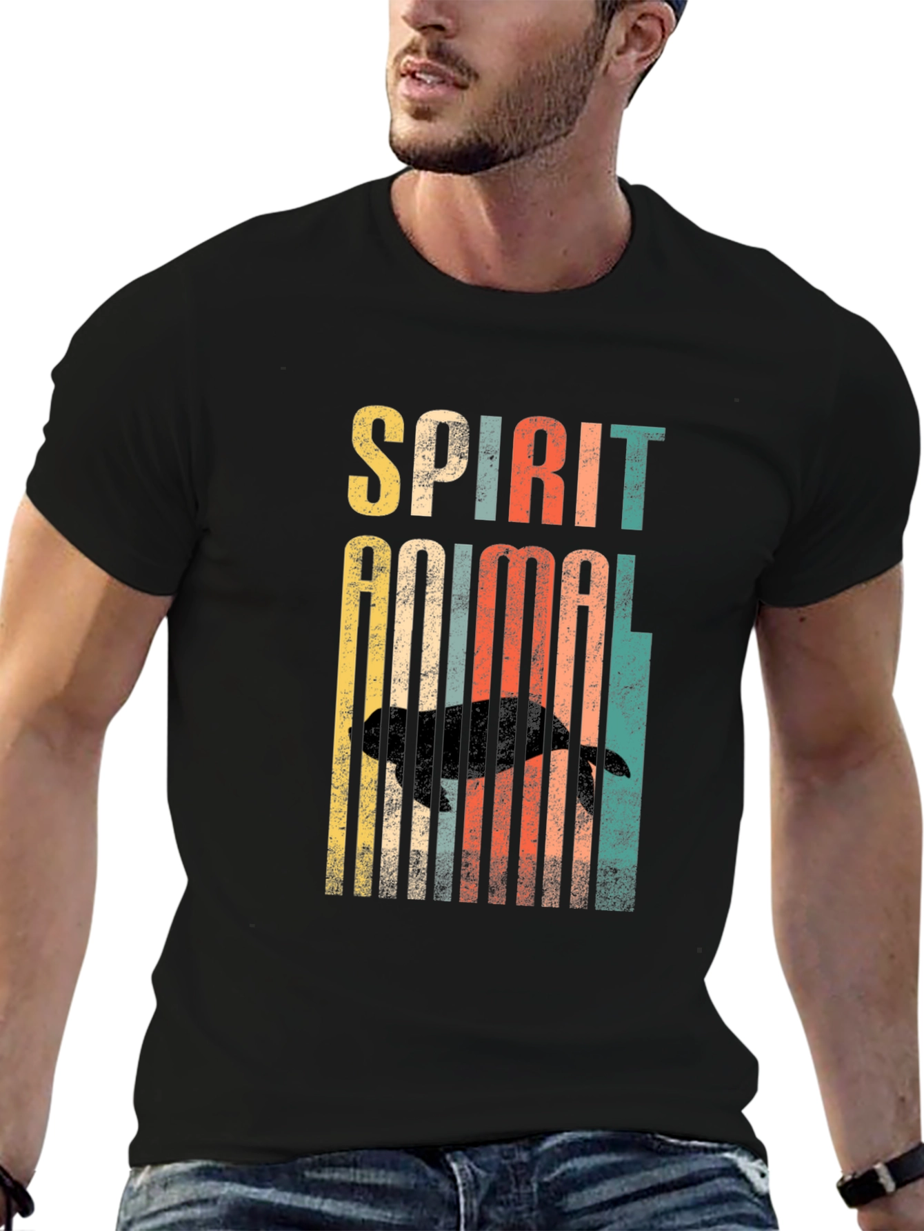Spirit Animal Retro Graphic T-Shirt