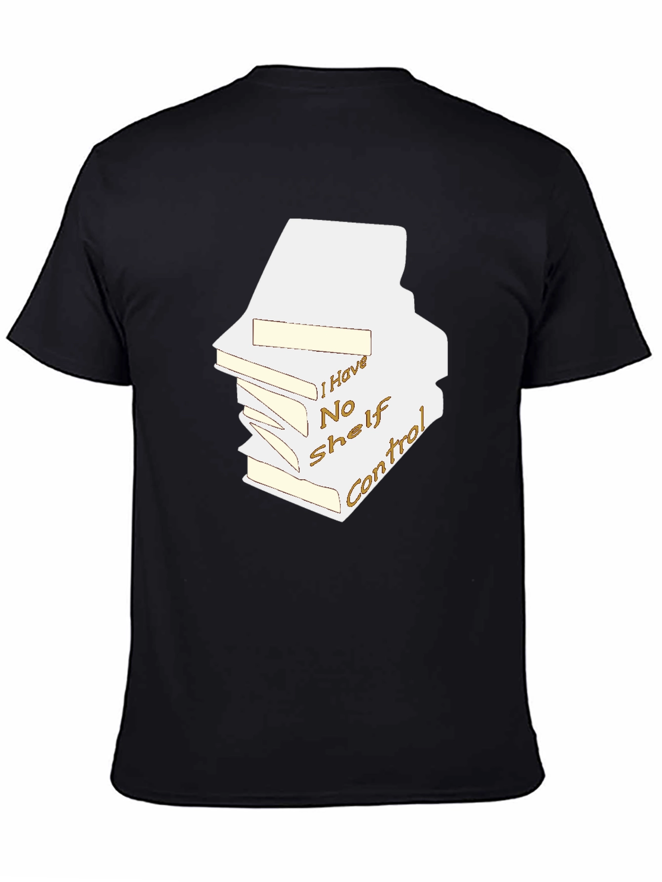 Humorous Book Lover T-Shirt - No Shelf Control