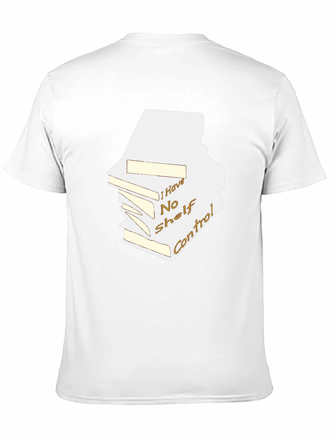 Humorous Book Lover T-Shirt - No Shelf Control