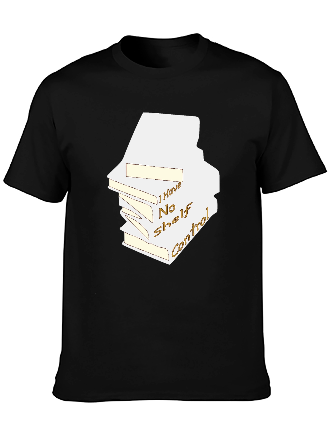 Humorous Book Lover T-Shirt - No Shelf Control