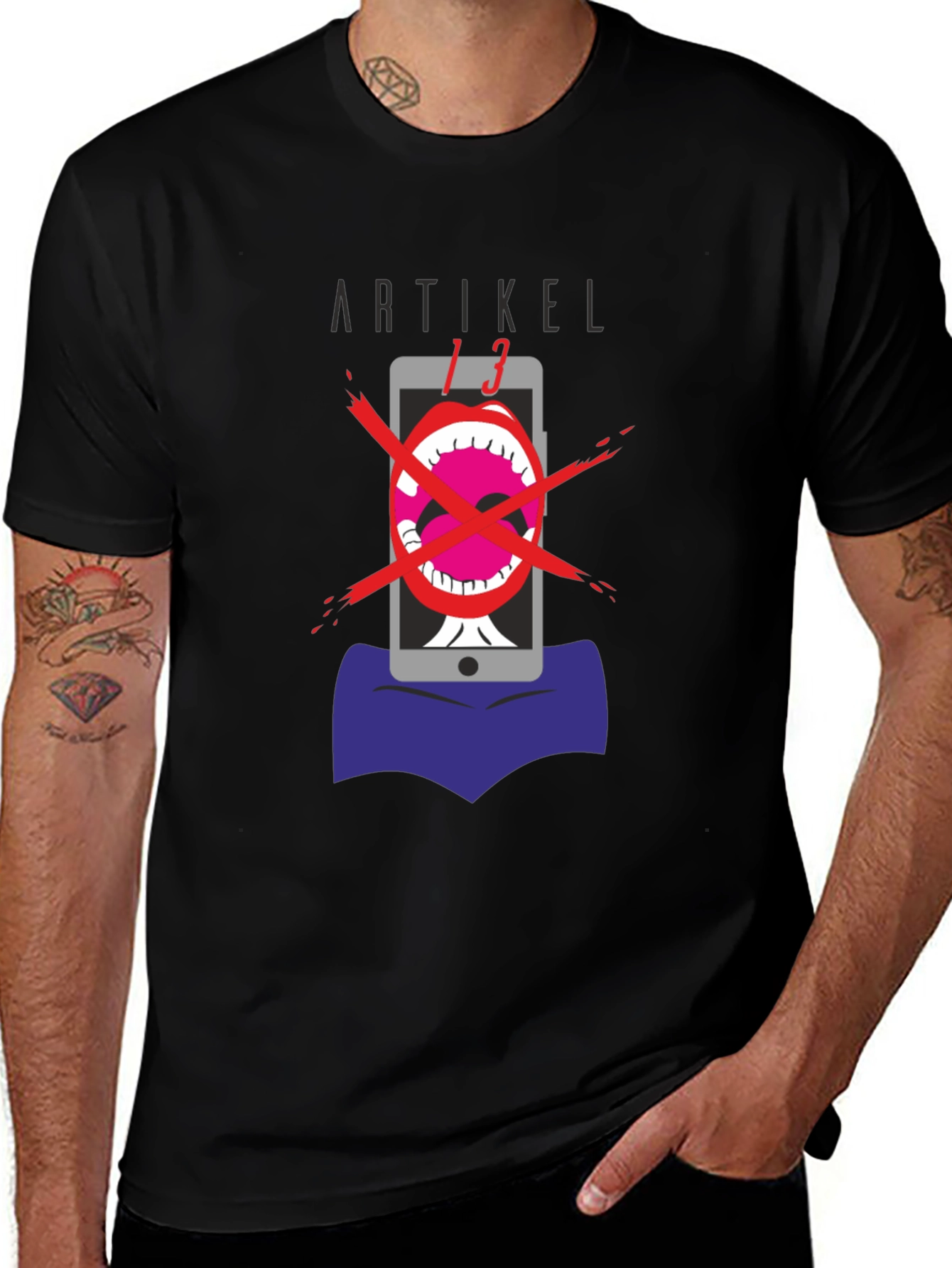 Artikel 13 Protest T-Shirt