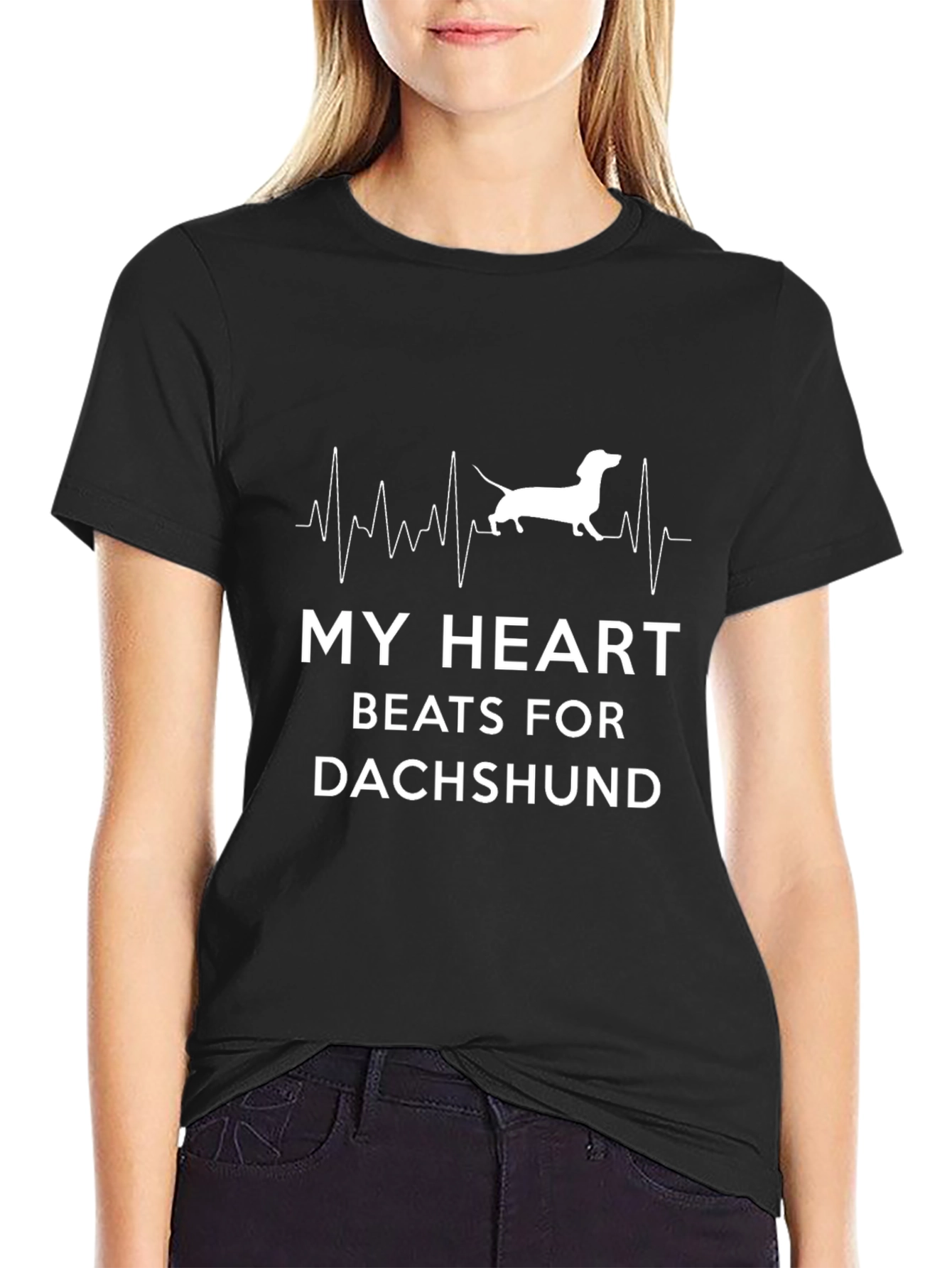 Dachshund Heartbeat T-Shirt