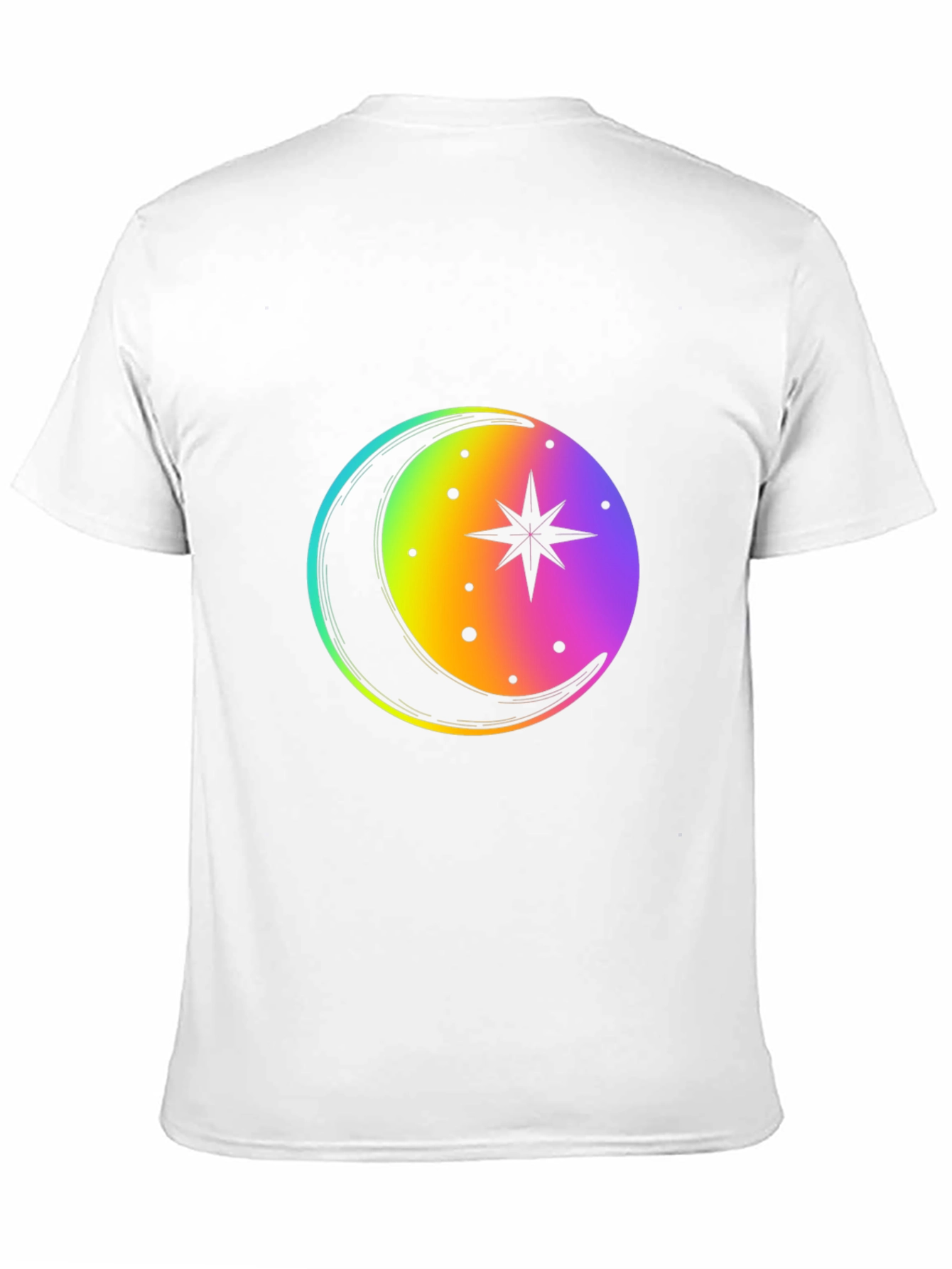 Rainbow Moon Star Graphic Tee