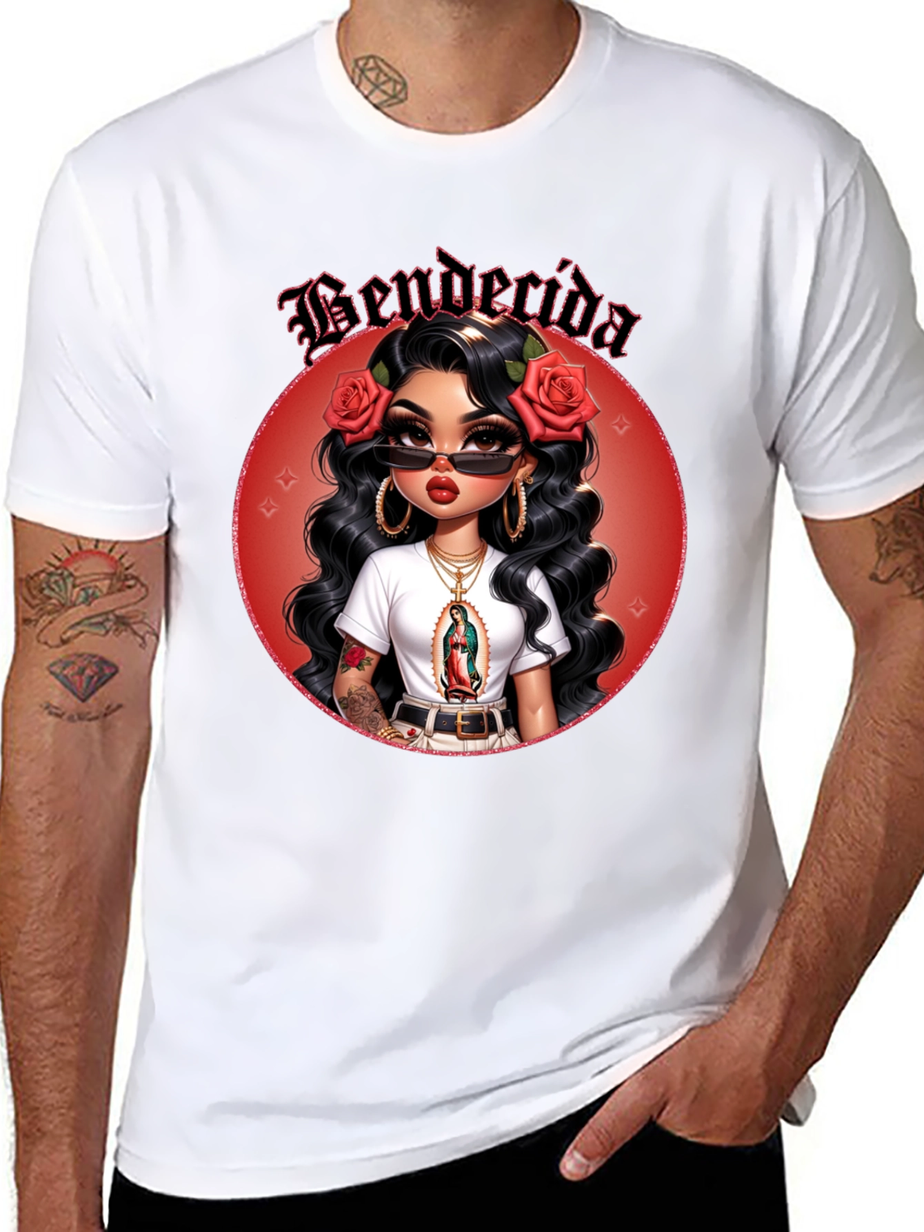 Bendecida Latina T-Shirt - Stylish Graphic Tee