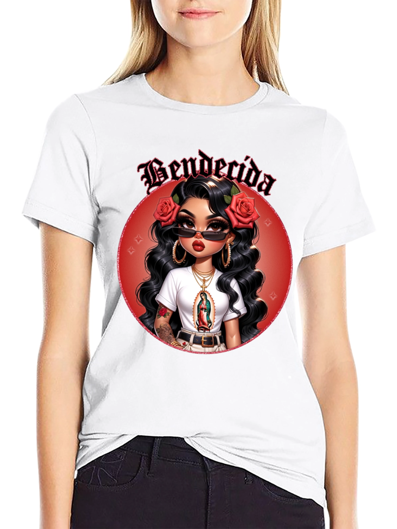 Bendecida Latina T-Shirt - Stylish Graphic Tee
