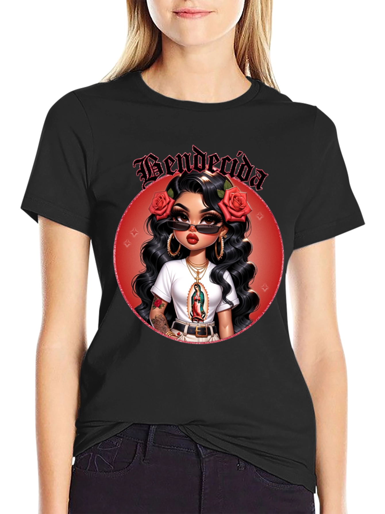 Bendecida Latina T-Shirt - Stylish Graphic Tee