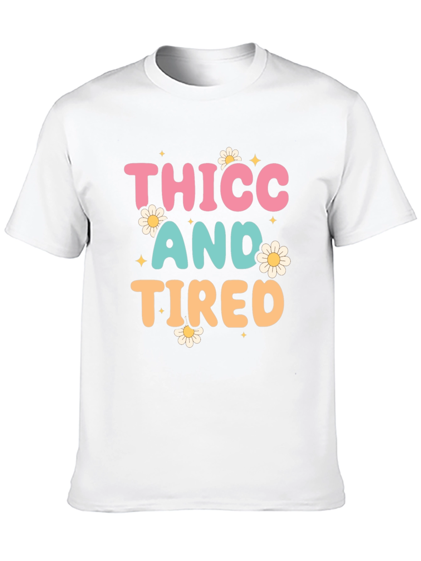 Thicc and Tired Graphic T-Shirt