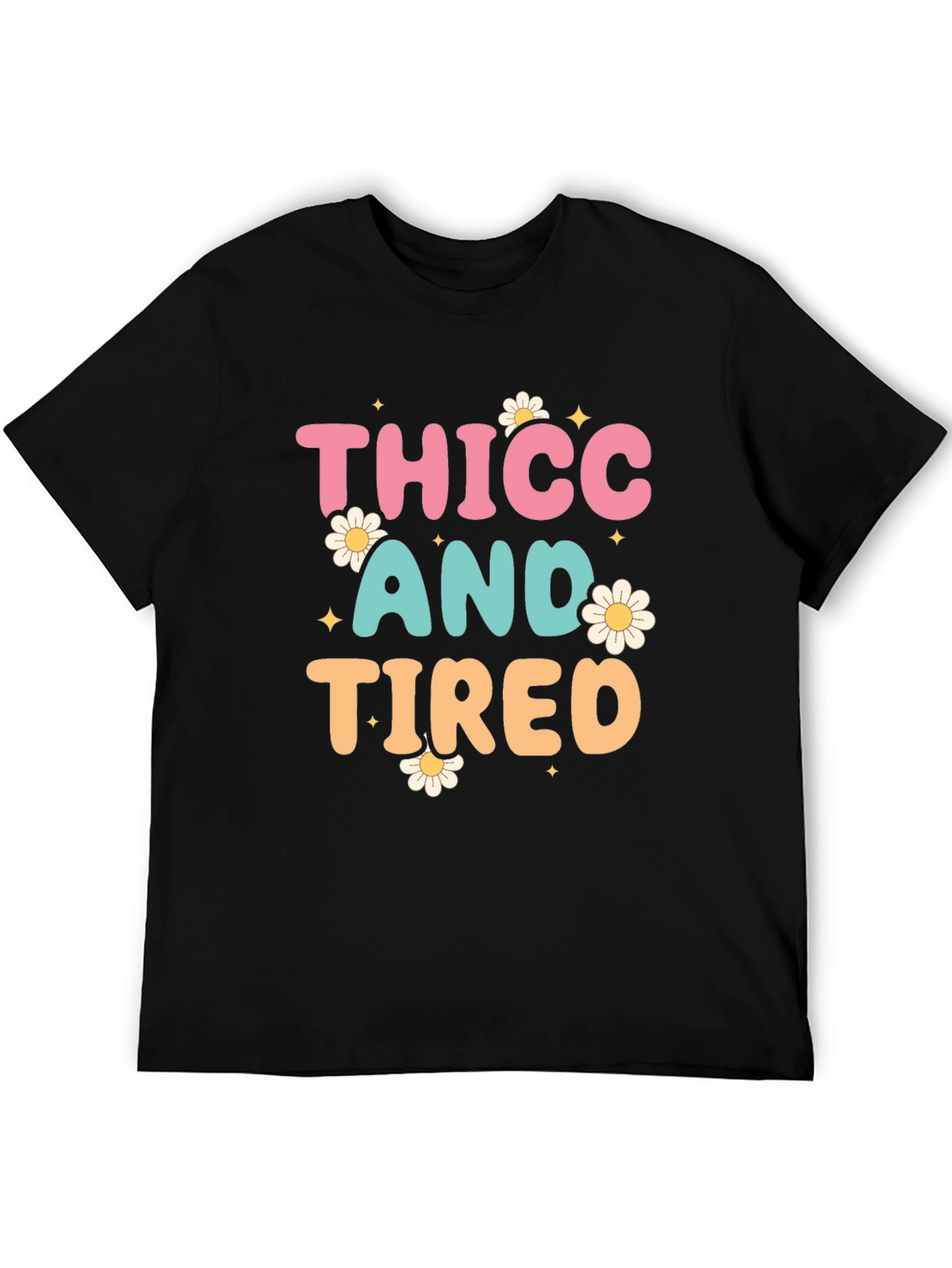 Thicc and Tired Graphic T-Shirt