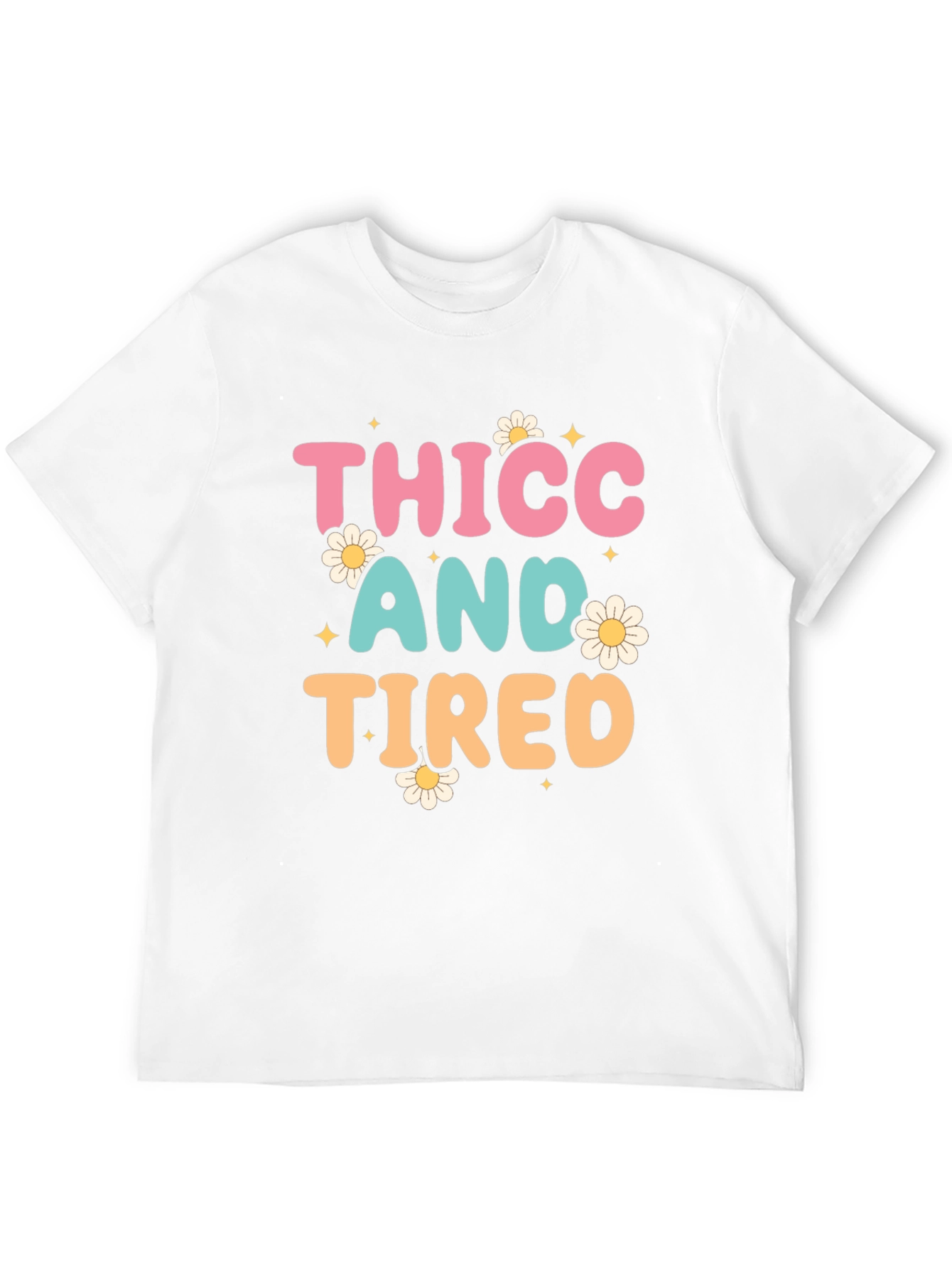 Thicc and Tired Graphic T-Shirt
