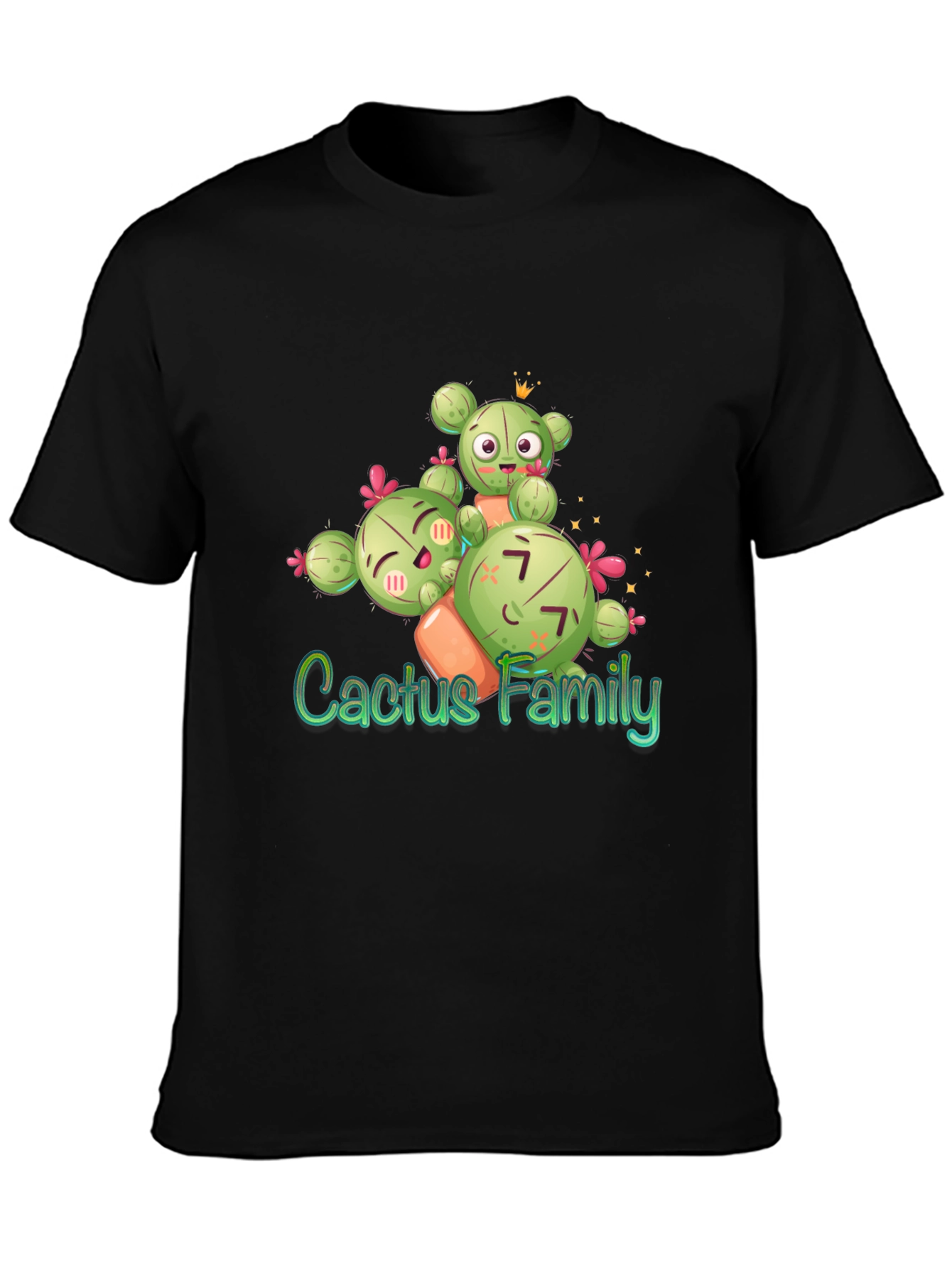 Cactus Family T-Shirt - Cute Graphic Tee