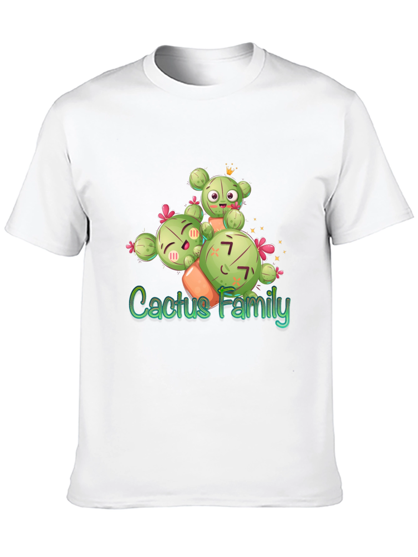 Cactus Family T-Shirt - Cute Graphic Tee