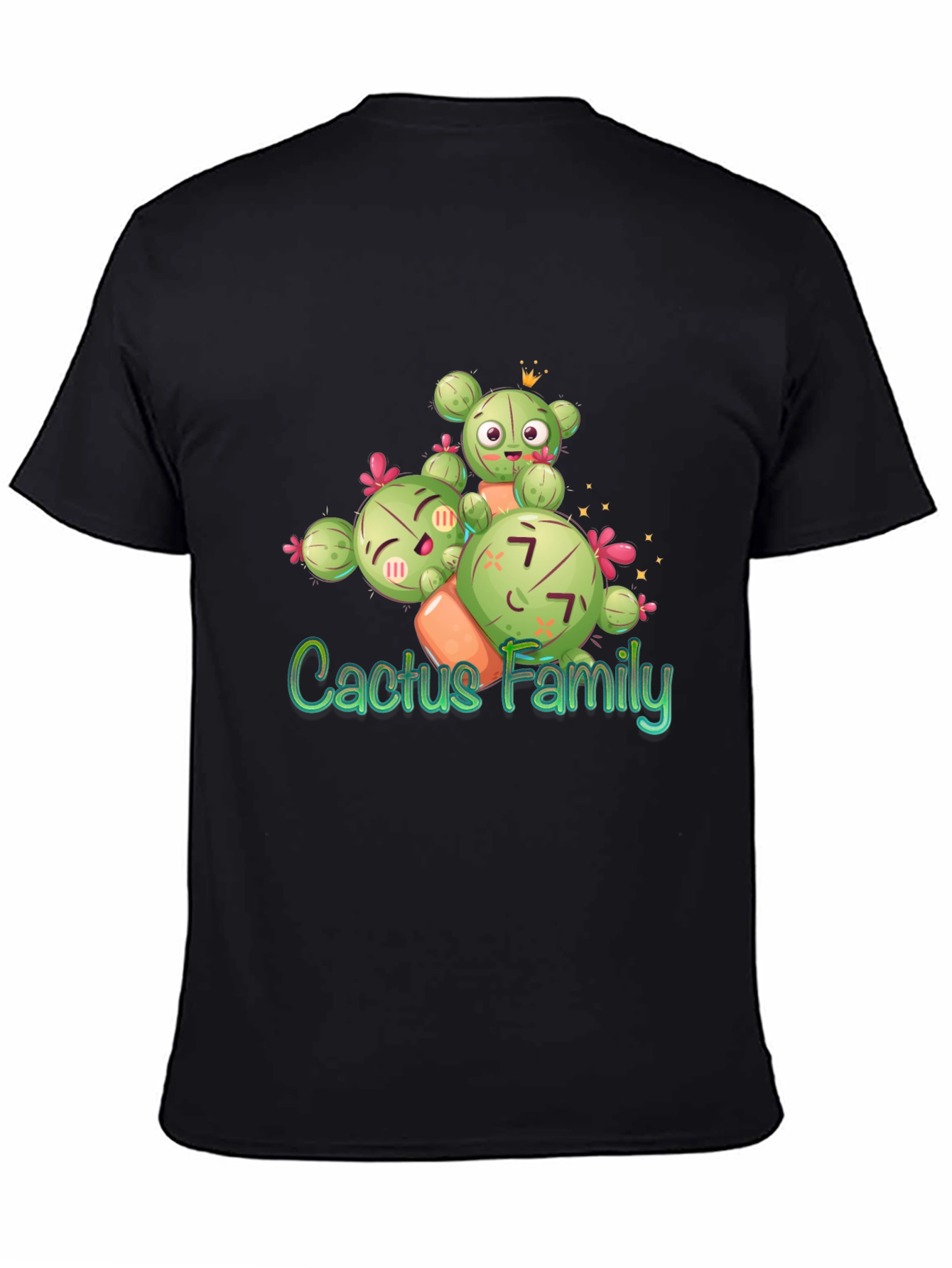 Cactus Family T-Shirt - Cute Graphic Tee