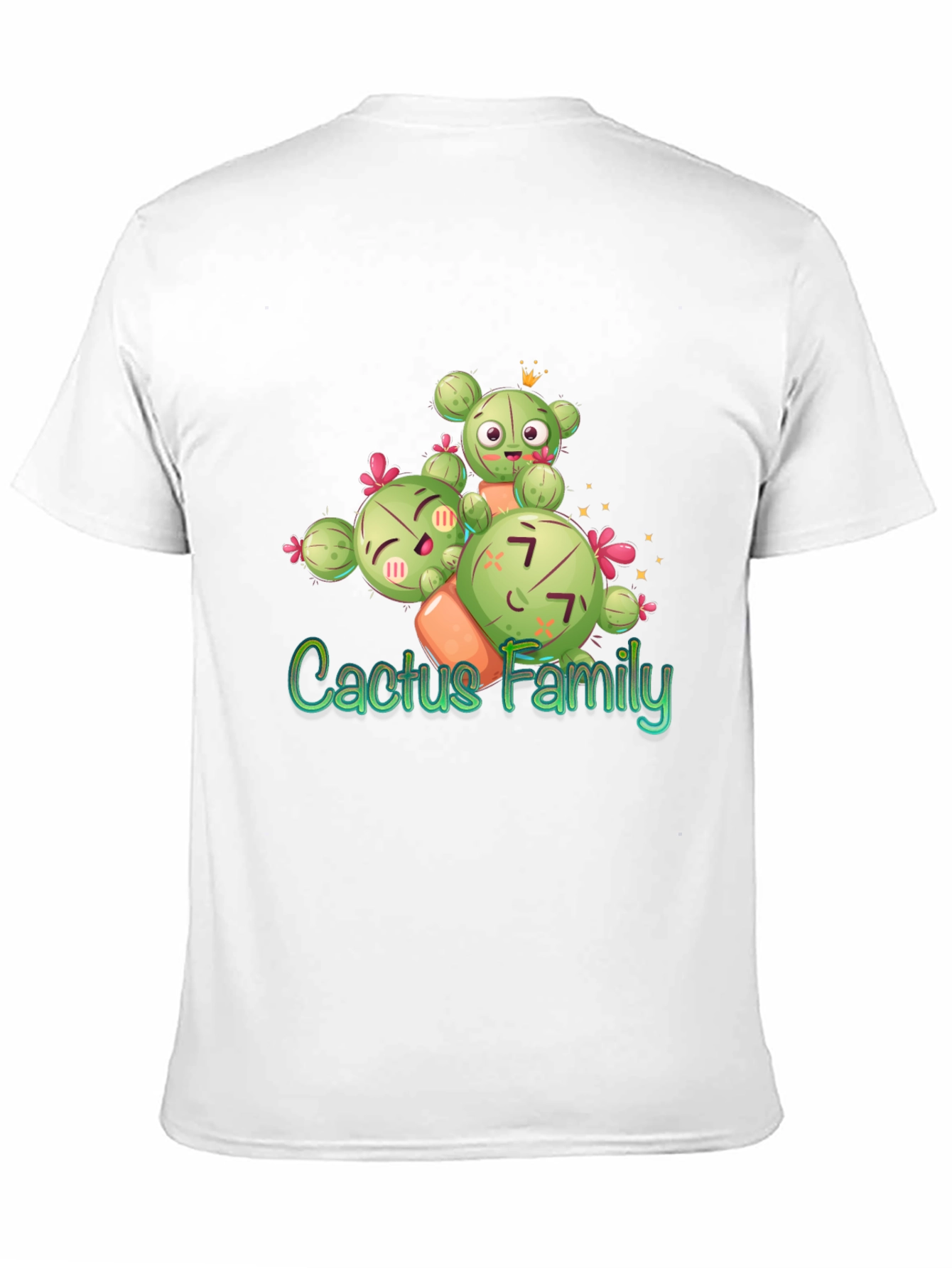 Cactus Family T-Shirt - Cute Graphic Tee