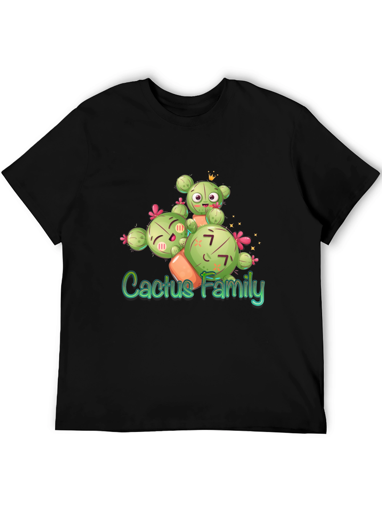 Cactus Family T-Shirt - Cute Graphic Tee