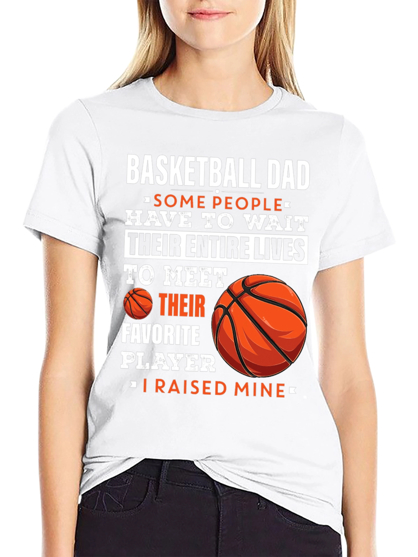 Basketball Dad T-Shirt - Raised Mine