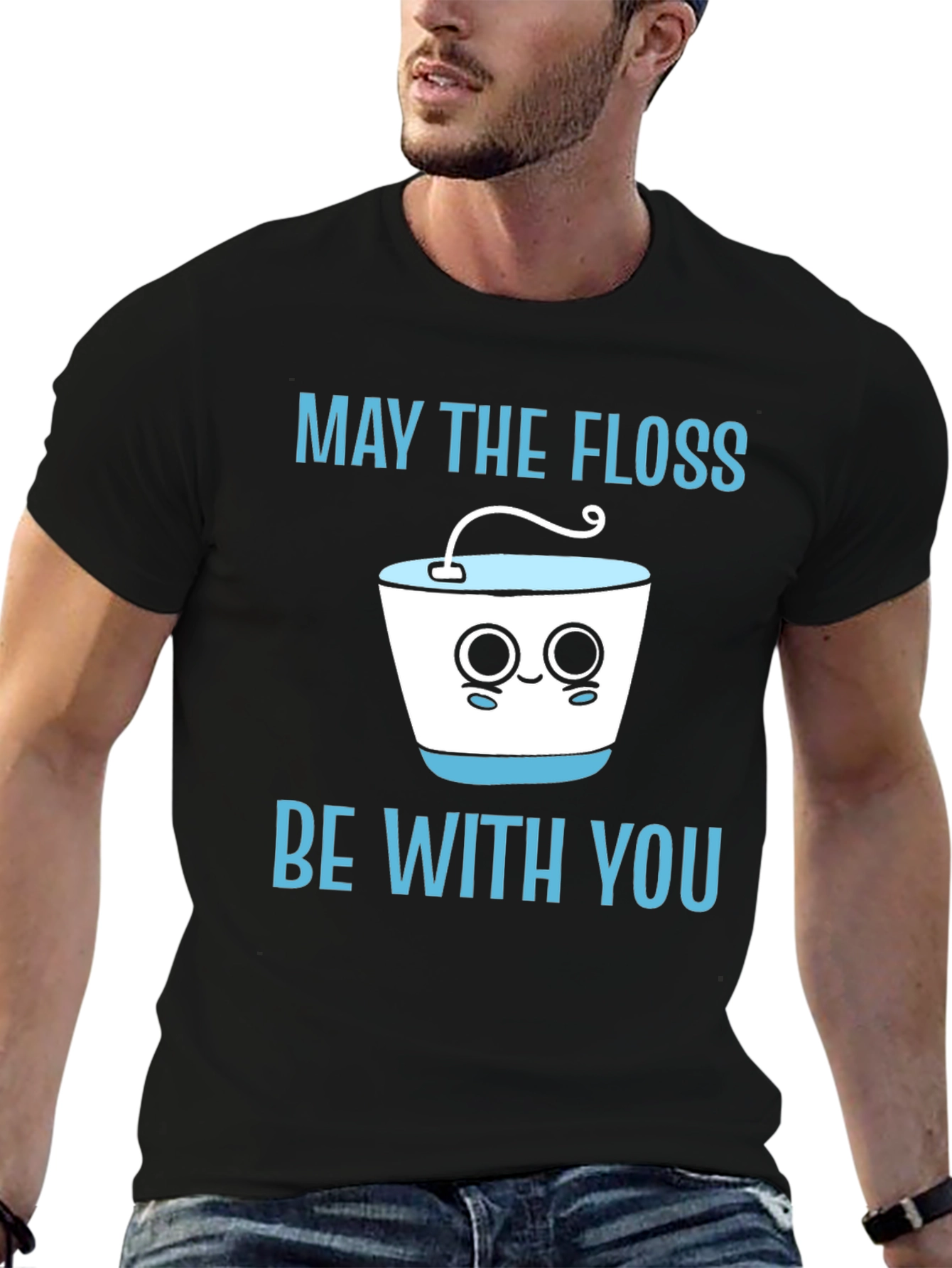 May The Floss Be With You Funny Dental T-Shirt