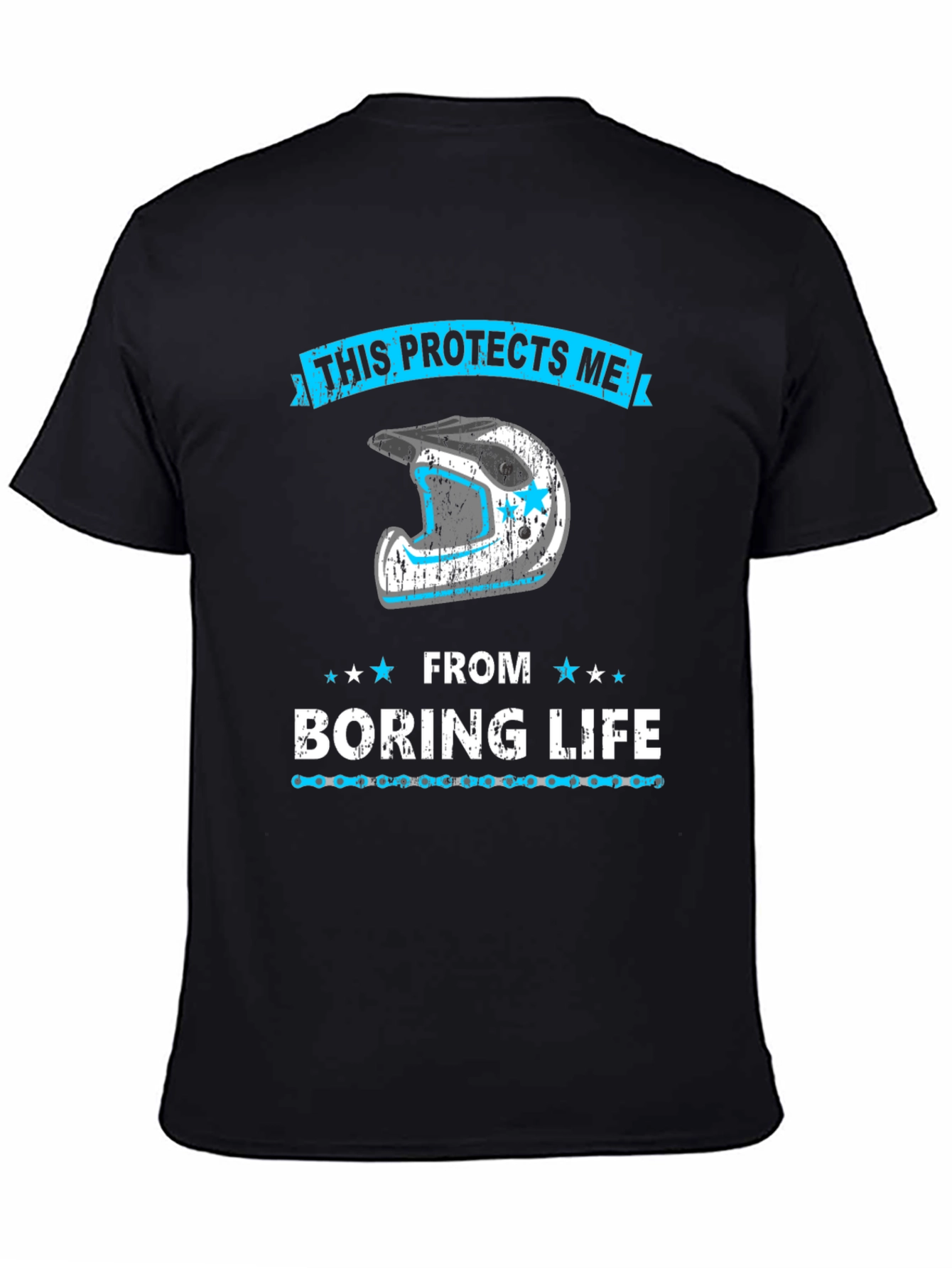 Protective Motocross Helmet Graphic Tee