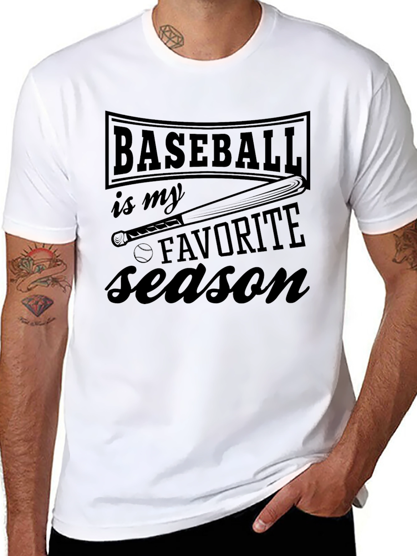 Baseball is my Favorite Season Graphic Tee