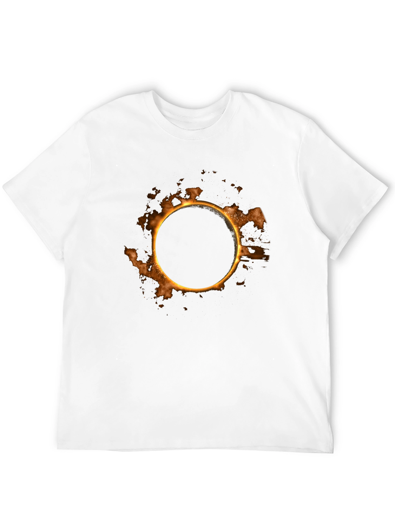 Eclipse Graphic Print Black T-Shirt