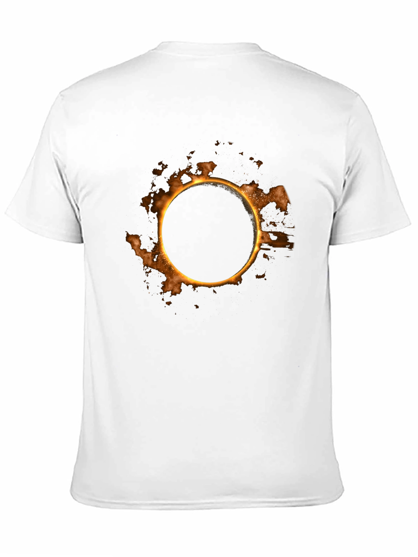 Eclipse Graphic Print Black T-Shirt