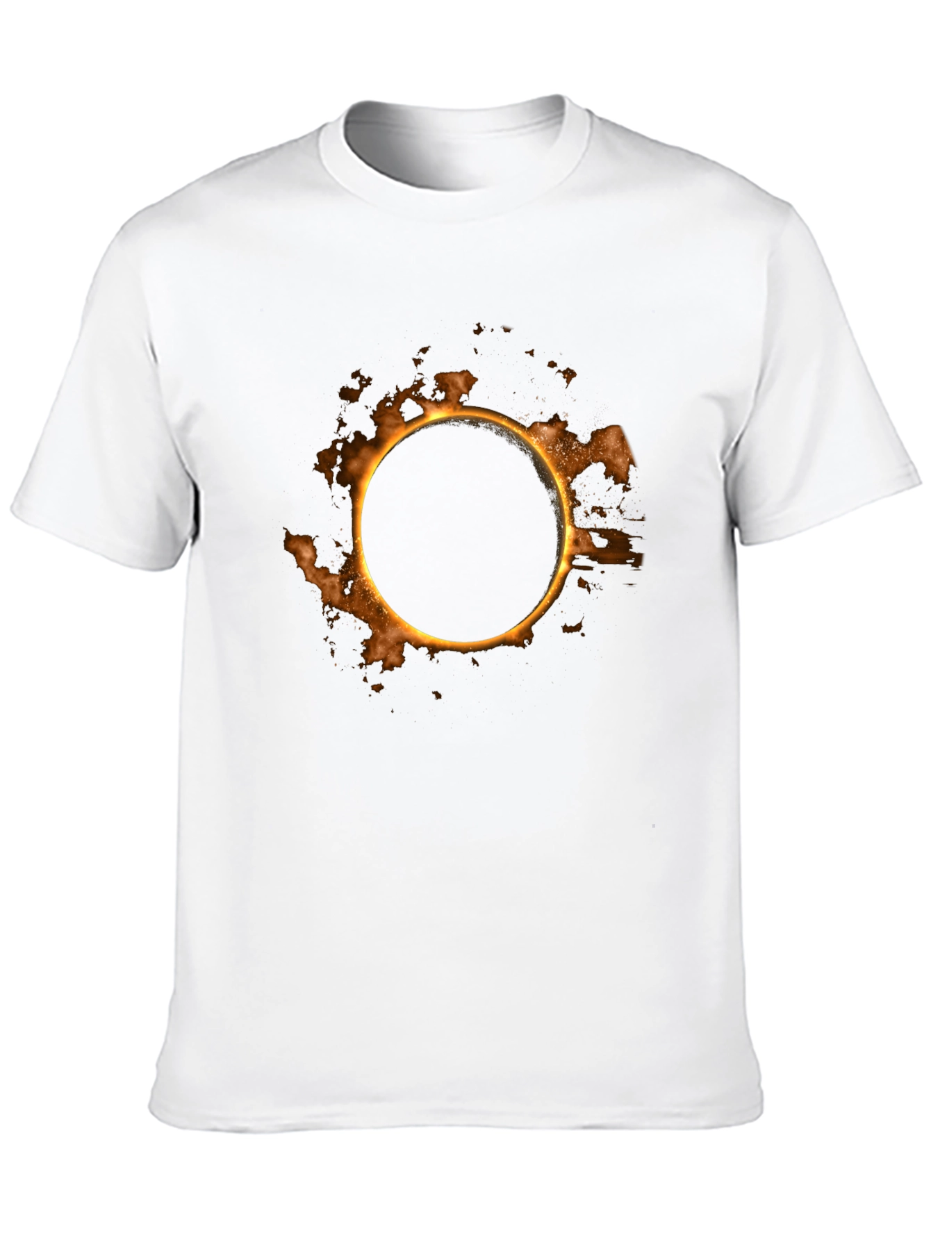 Eclipse Graphic Print Black T-Shirt
