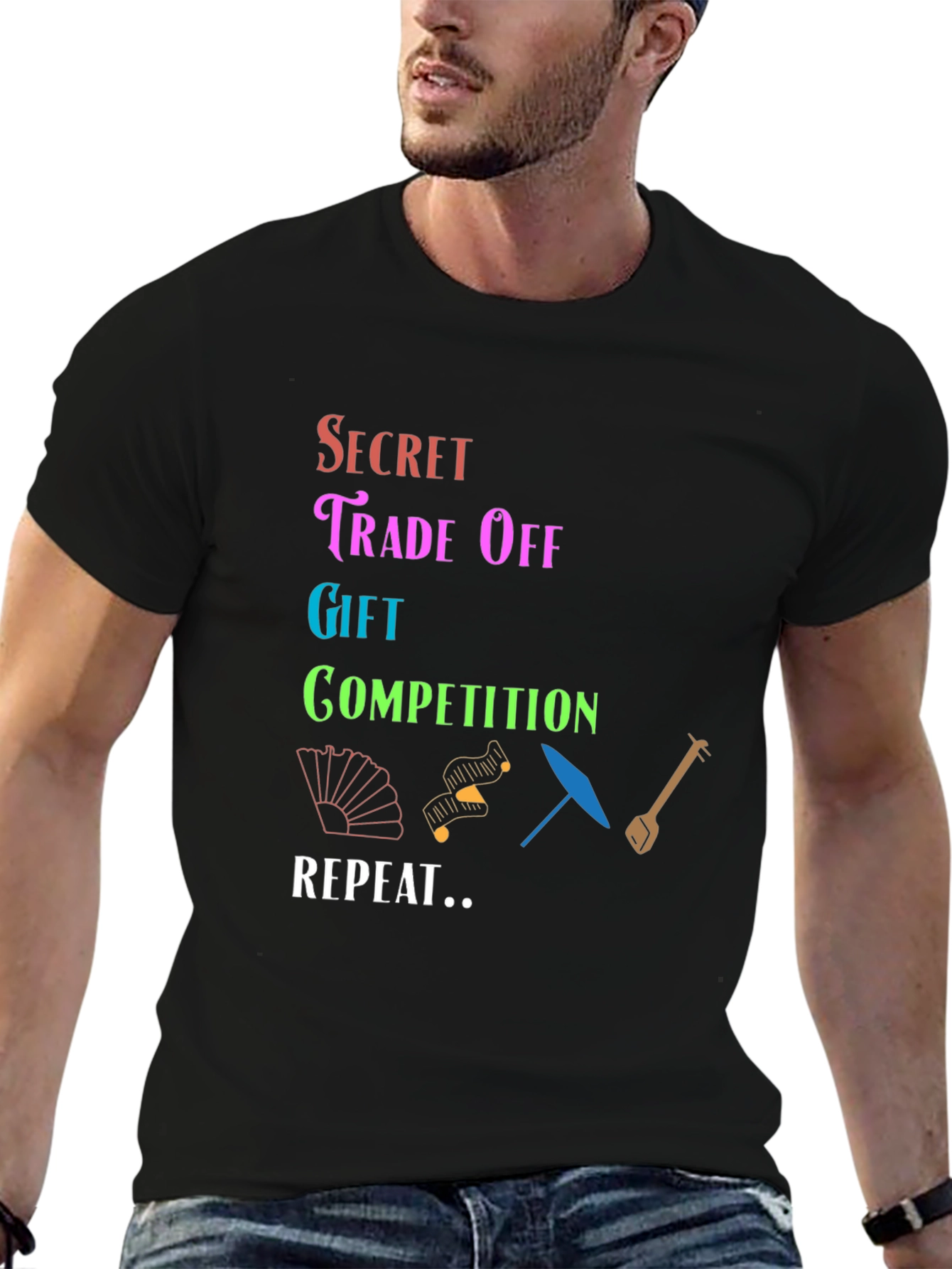 Secret Trade Off T-Shirt Gift Competition Repeat