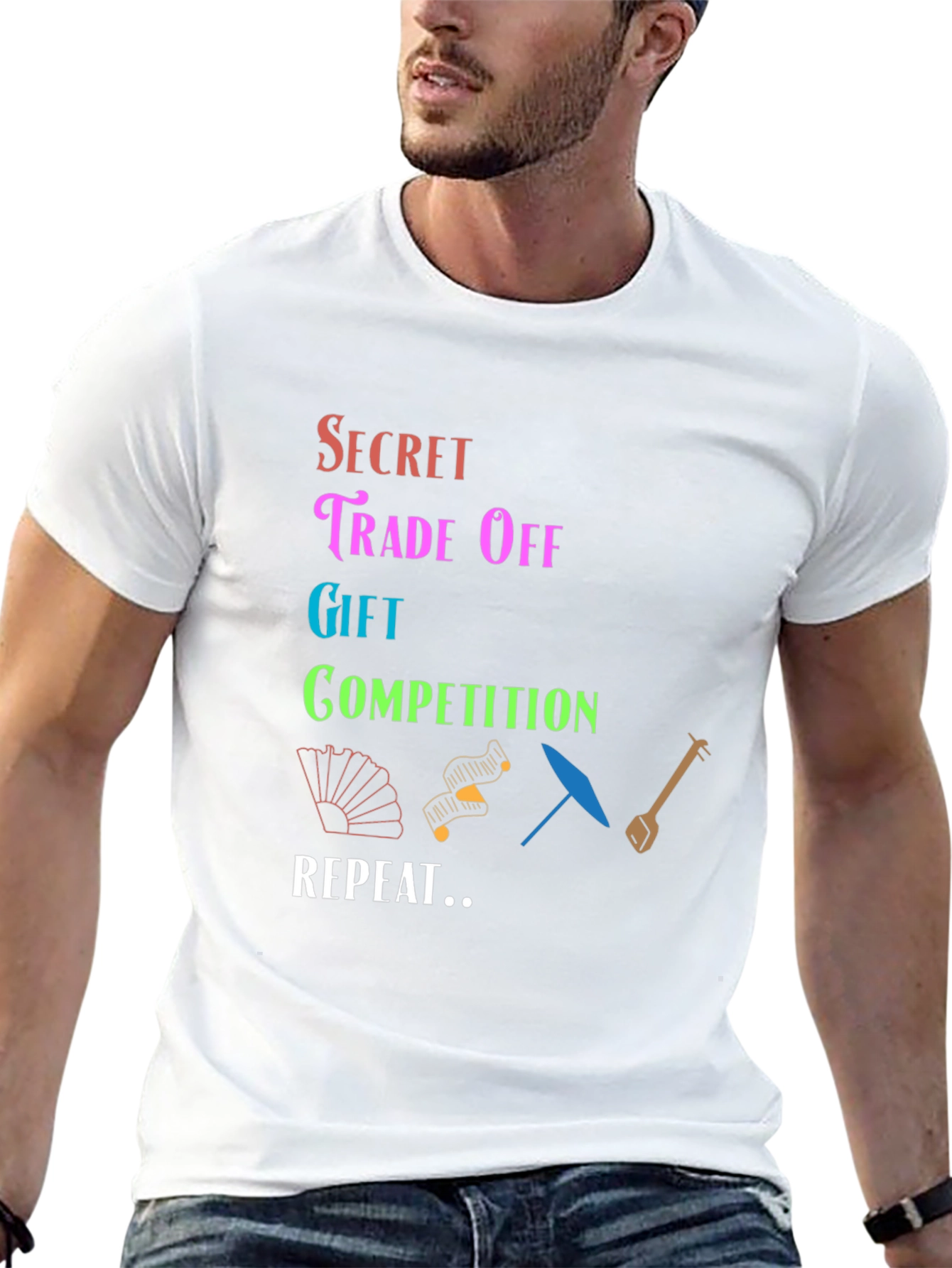 Secret Trade Off T-Shirt Gift Competition Repeat