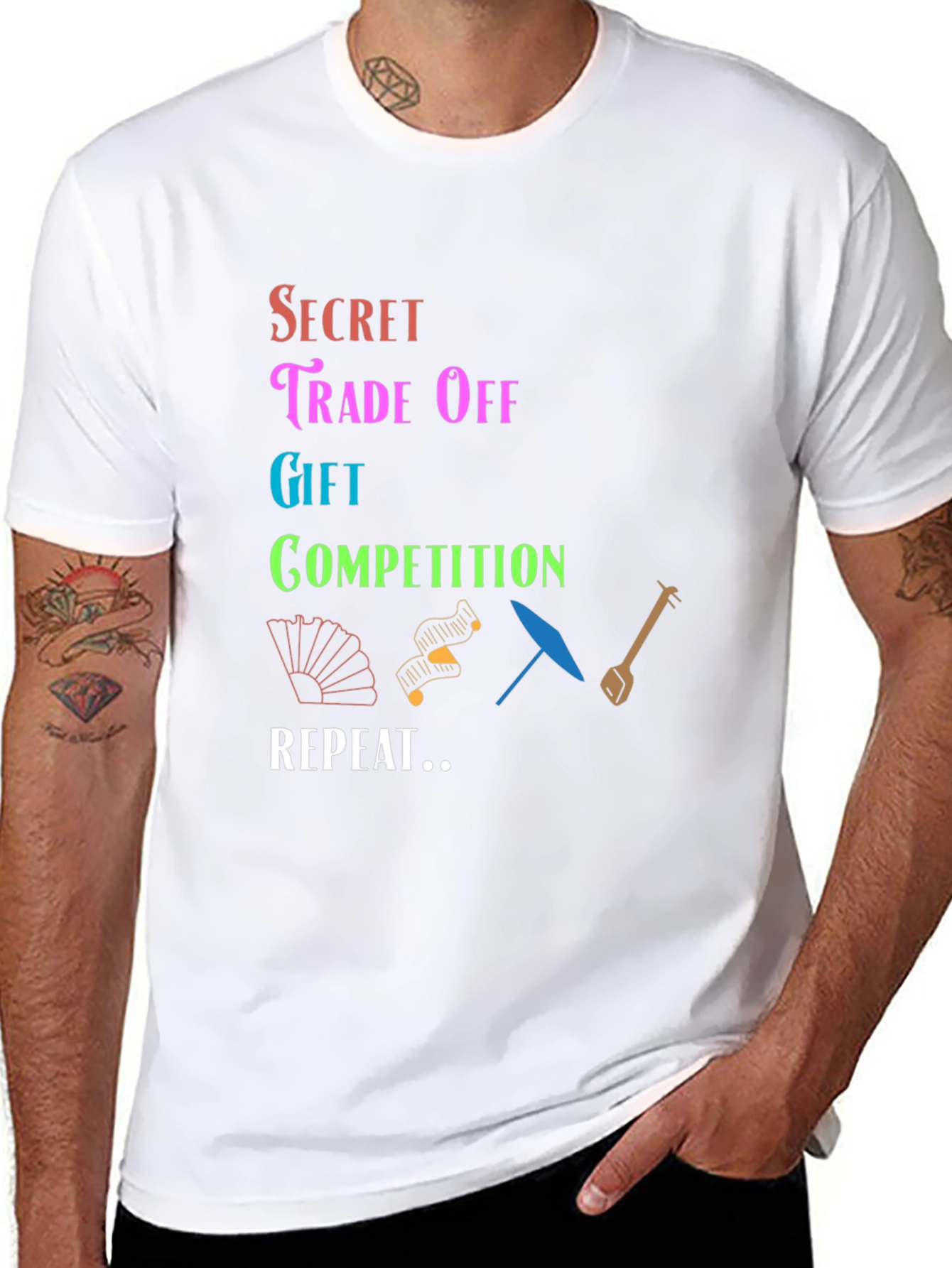 Secret Trade Off T-Shirt Gift Competition Repeat
