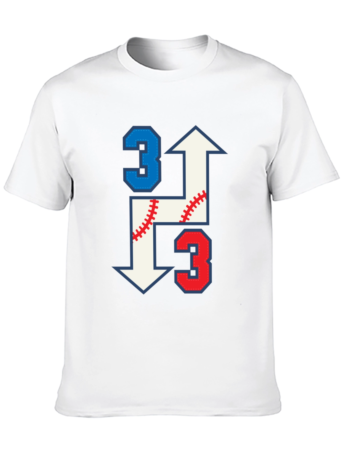 Baseball Arrow Number 3 T-Shirt