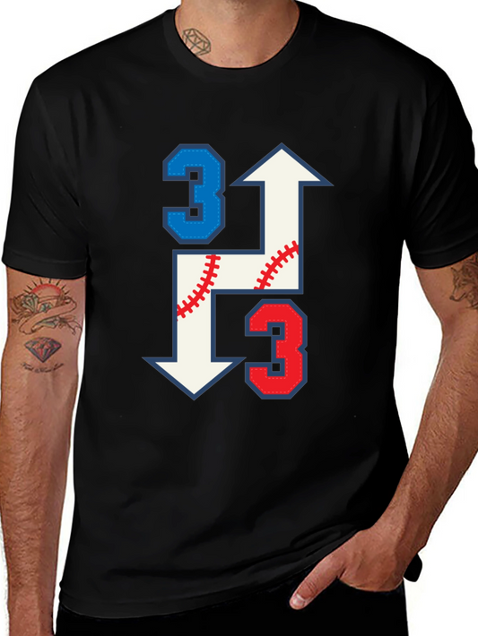 Baseball Arrow Number 3 T-Shirt