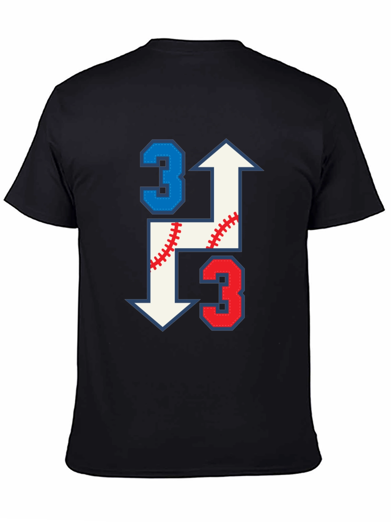 Baseball Arrow Number 3 T-Shirt