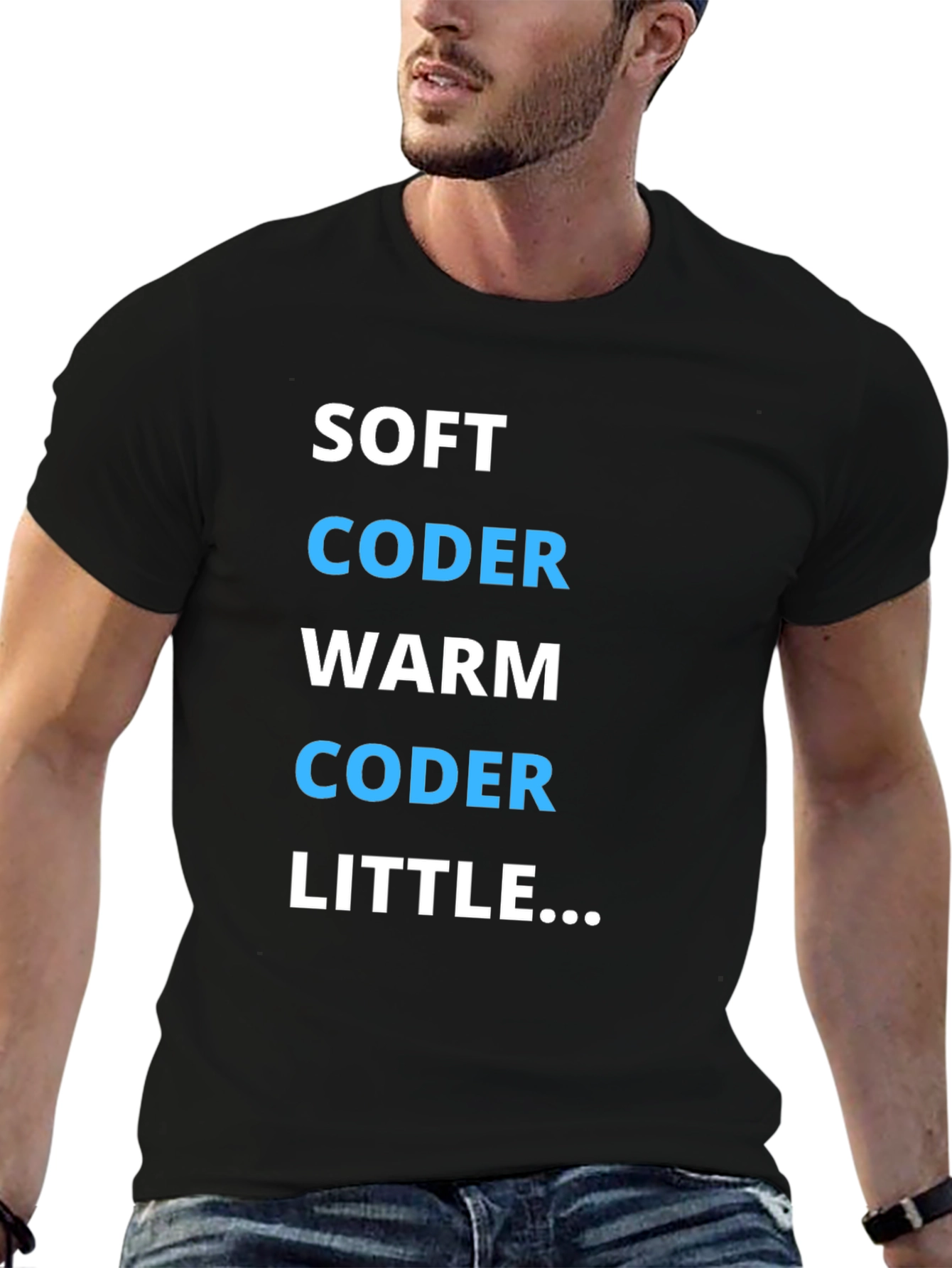 Soft Coder Warm Coder Funny Programmer T-Shirt