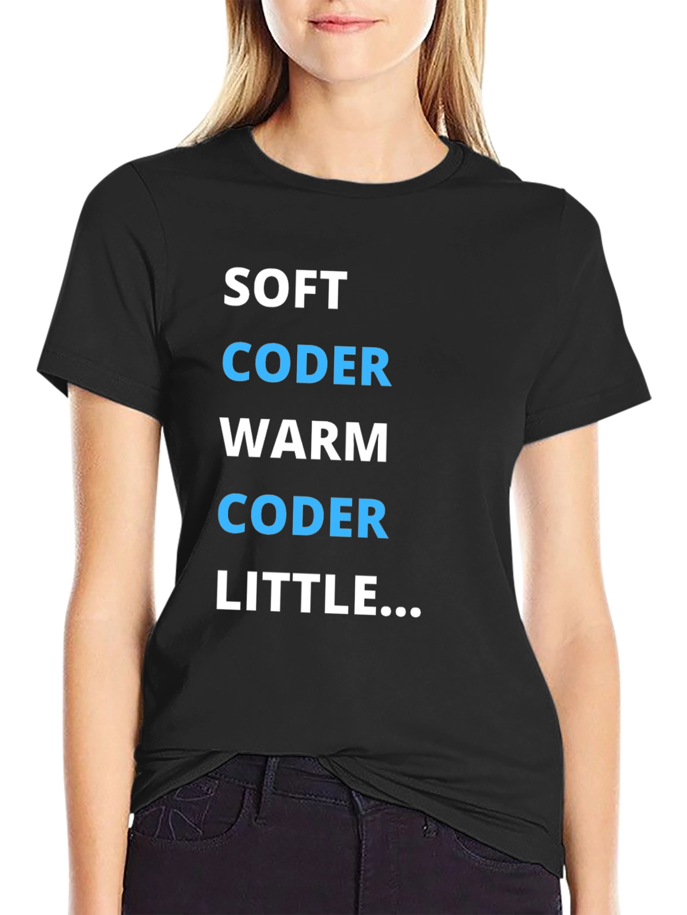Soft Coder Warm Coder Funny Programmer T-Shirt