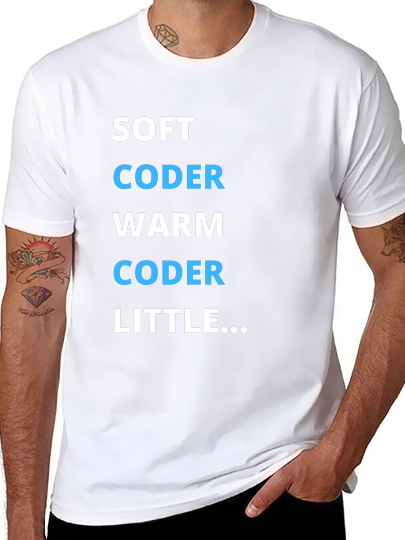 Soft Coder Warm Coder Funny Programmer T-Shirt