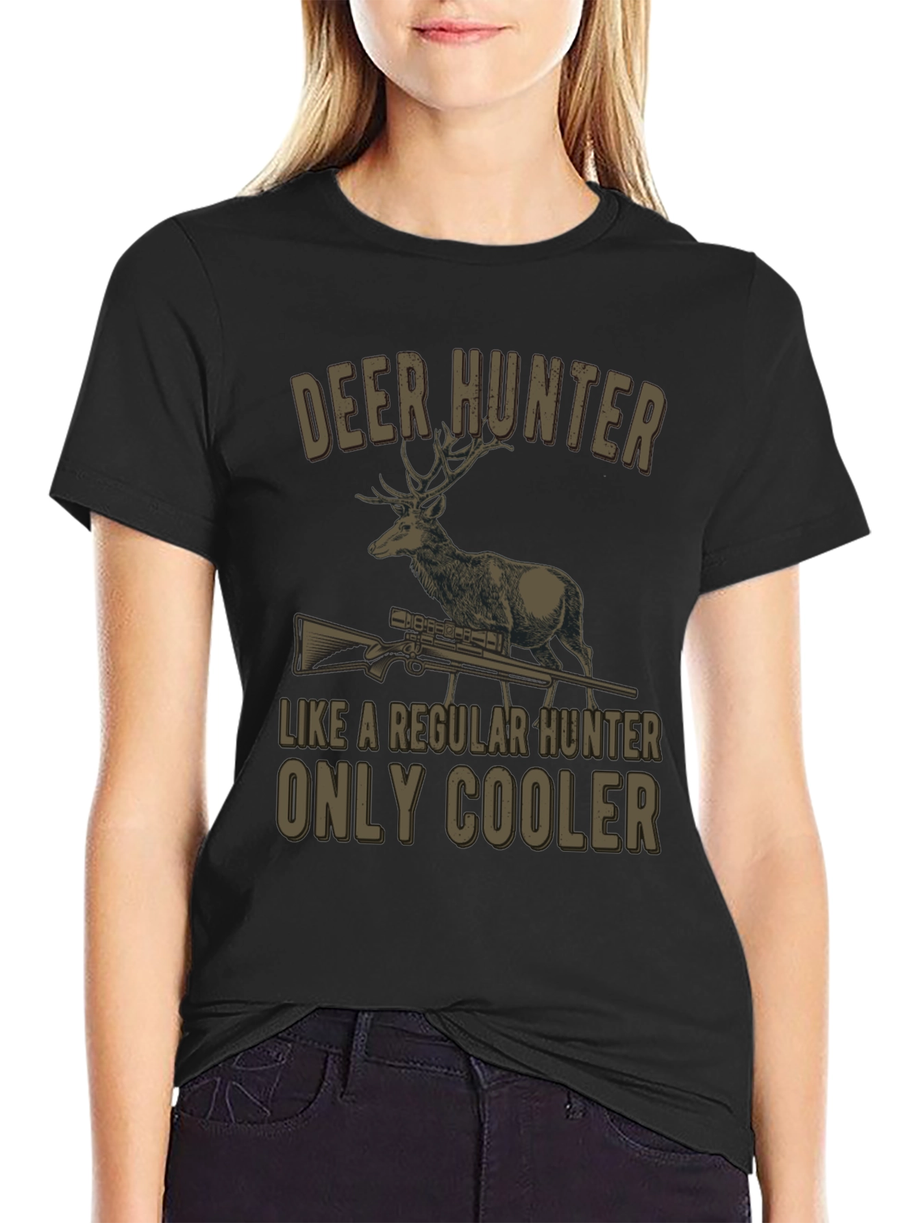 Deer Hunter Graphic Tee - Cool Hunter T-Shirt