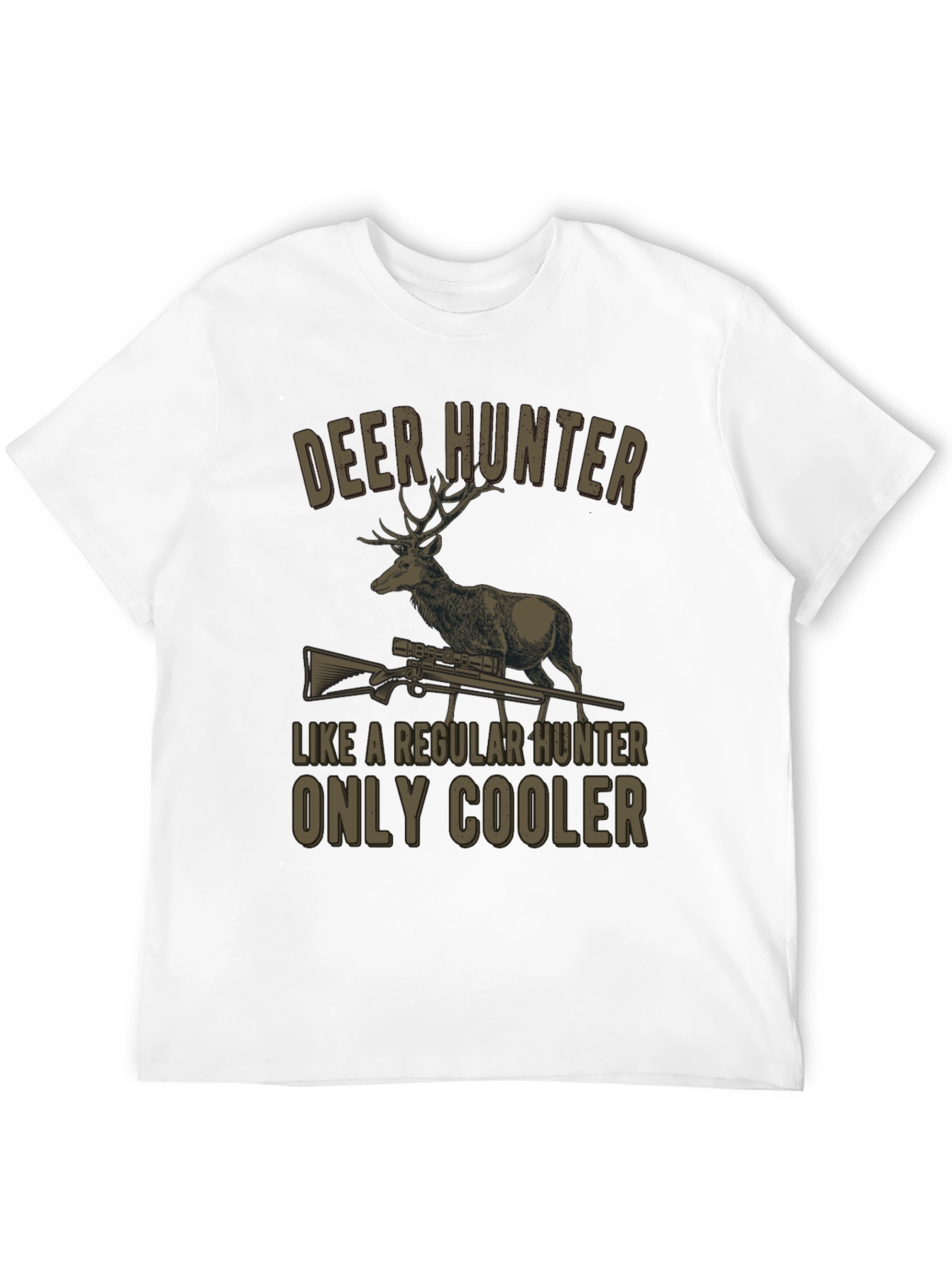 Deer Hunter Graphic Tee - Cool Hunter T-Shirt