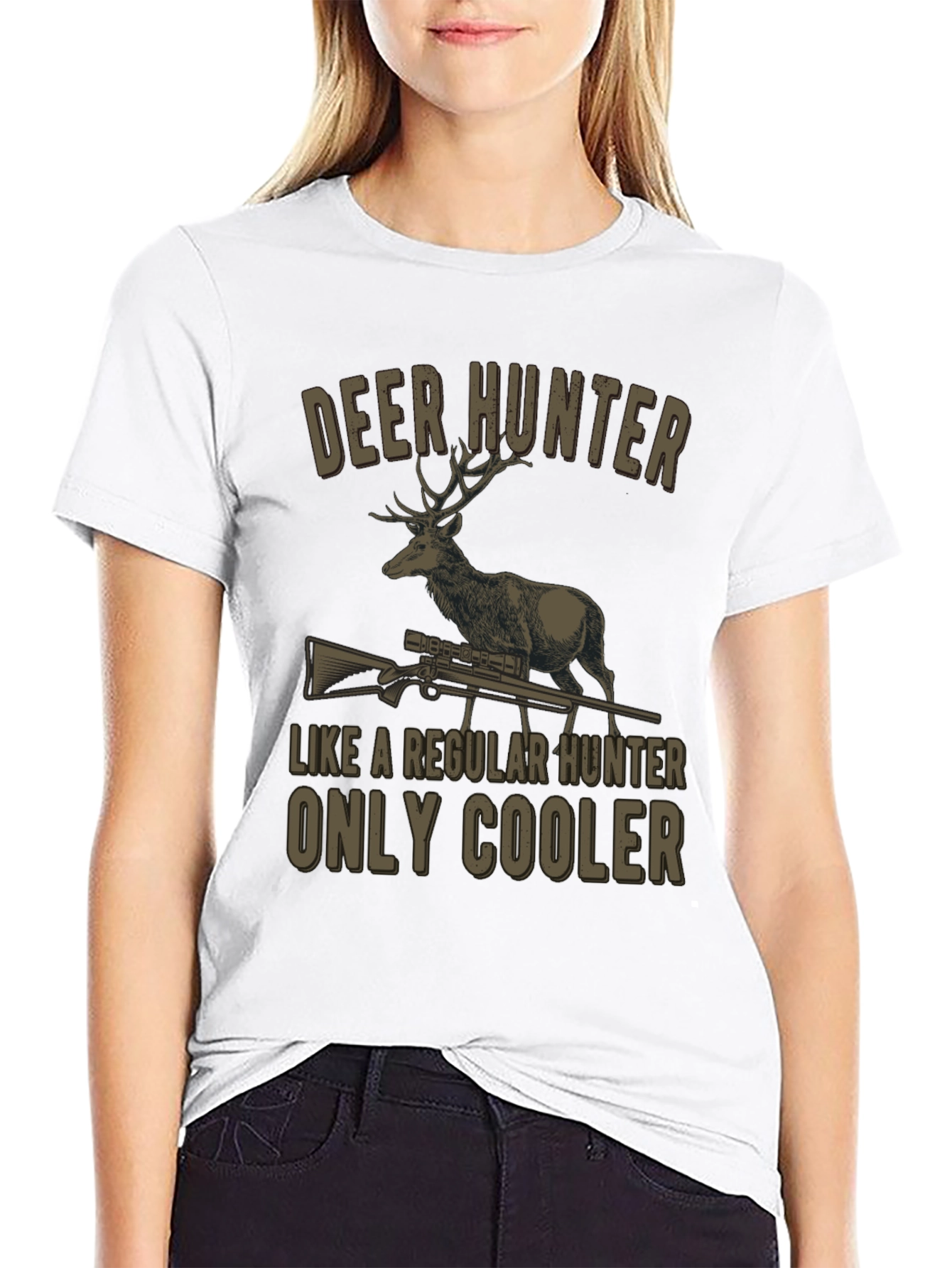 Deer Hunter Graphic Tee - Cool Hunter T-Shirt