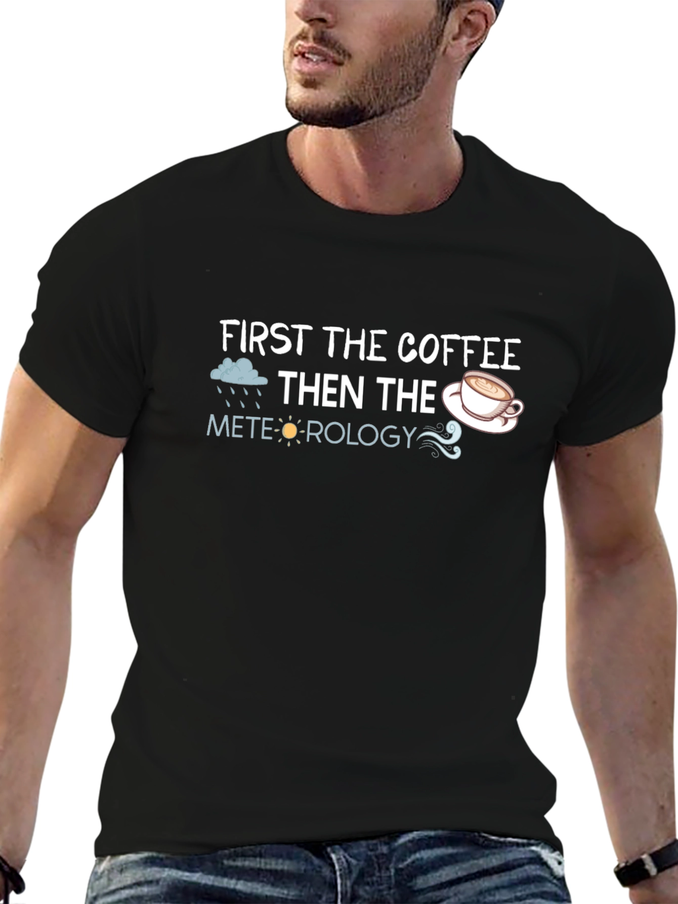 Coffee & Meteorology T-Shirt Funny Weather Tee