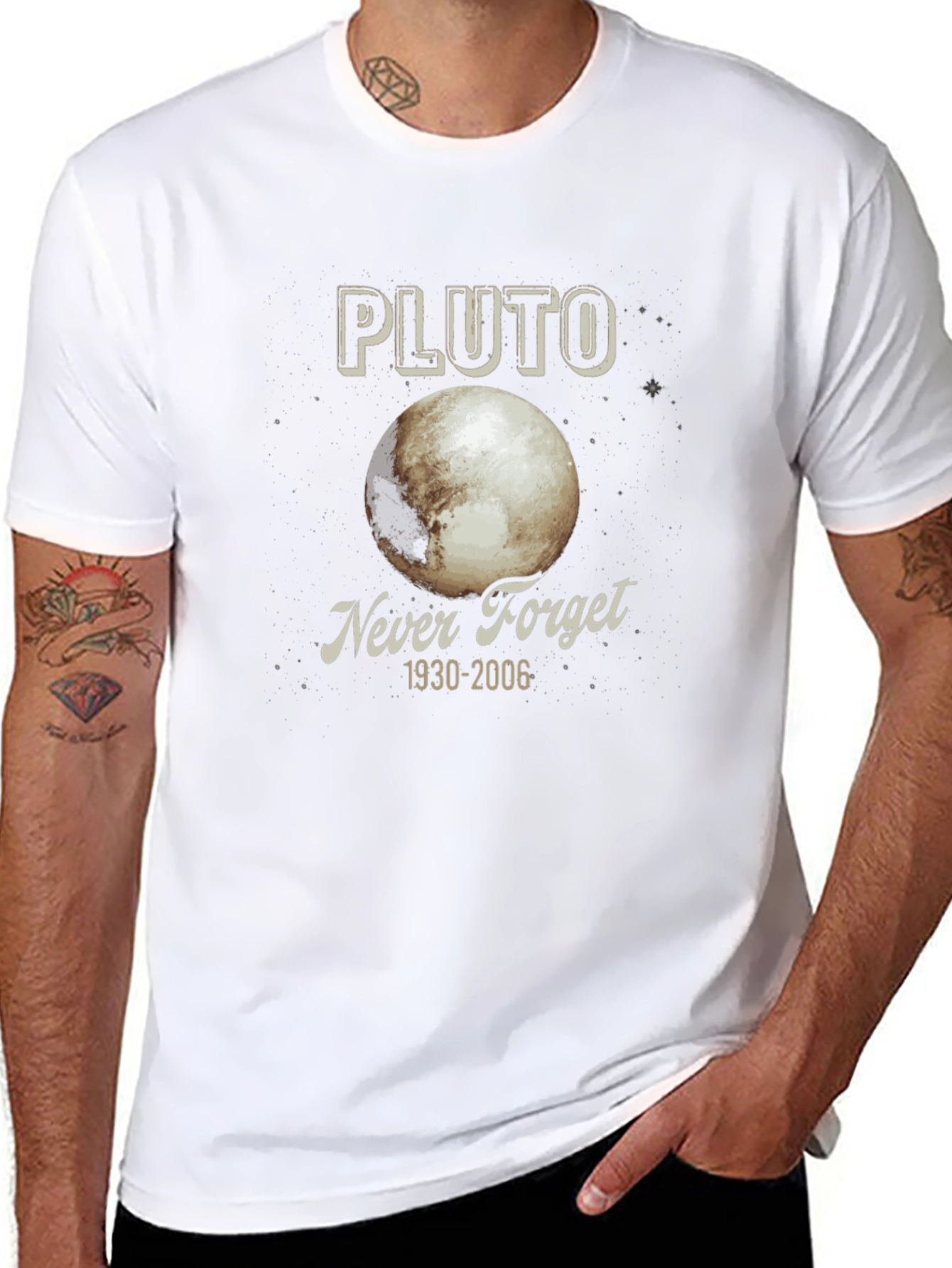 Pluto Never Forget T-Shirt