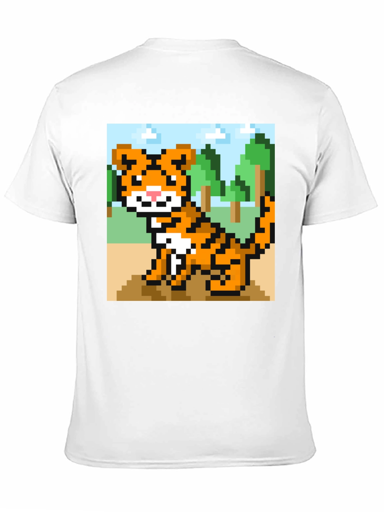 Pixel Tiger Graphic Tee