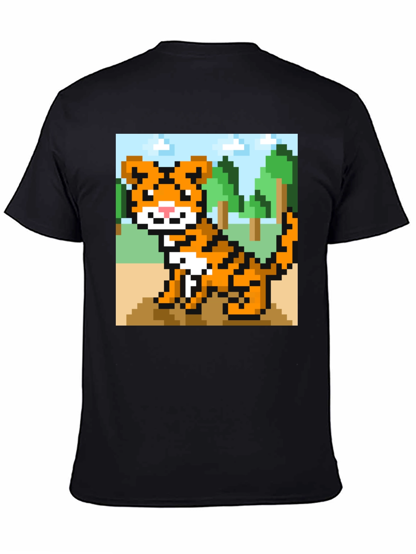Pixel Tiger Graphic Tee
