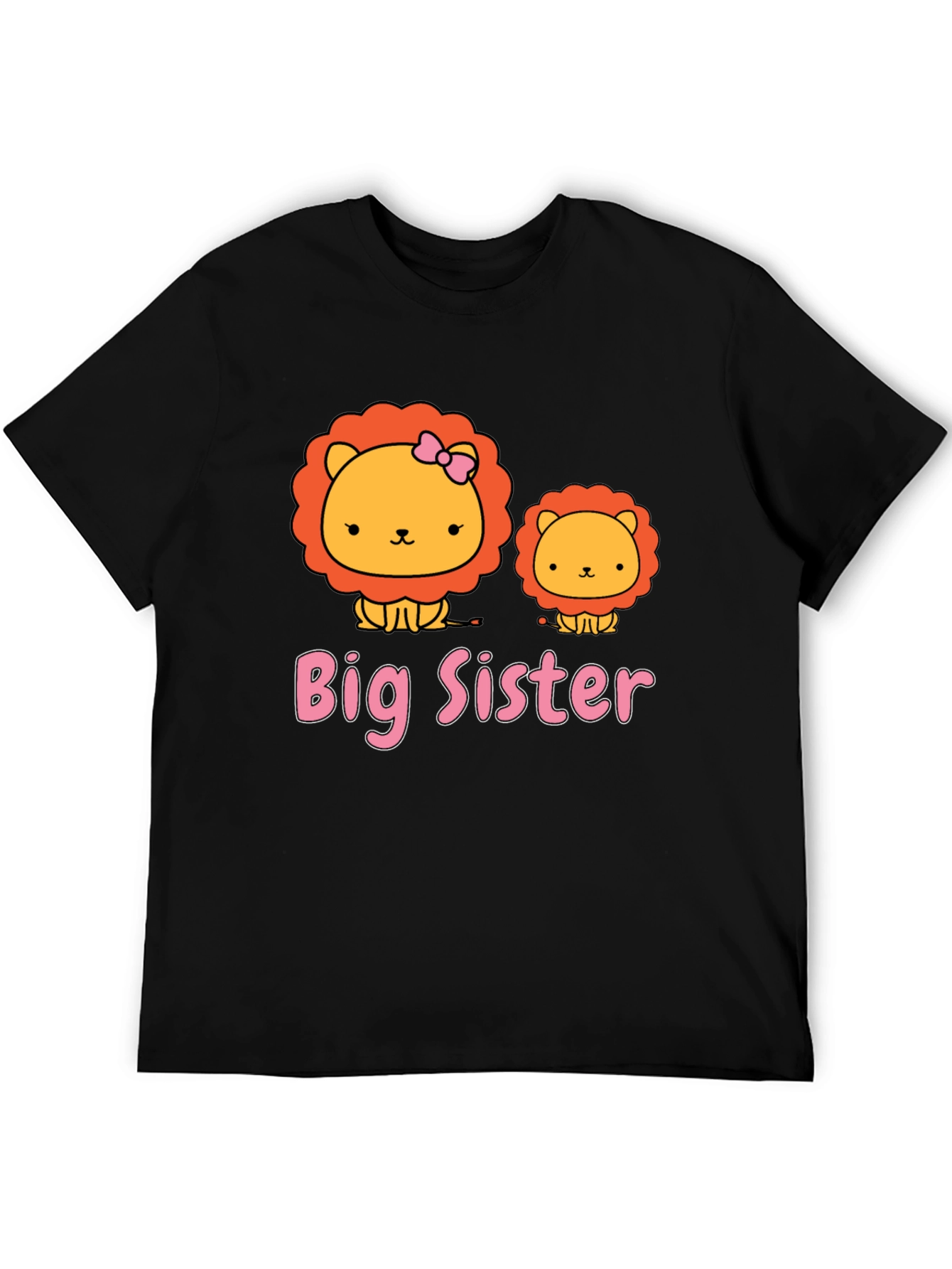 Big Sister Lion Graphic T-Shirt