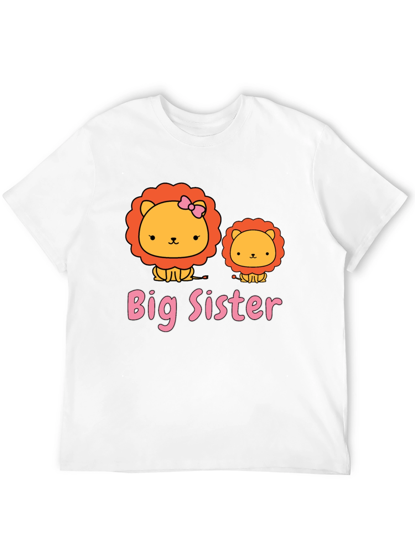 Big Sister Lion Graphic T-Shirt