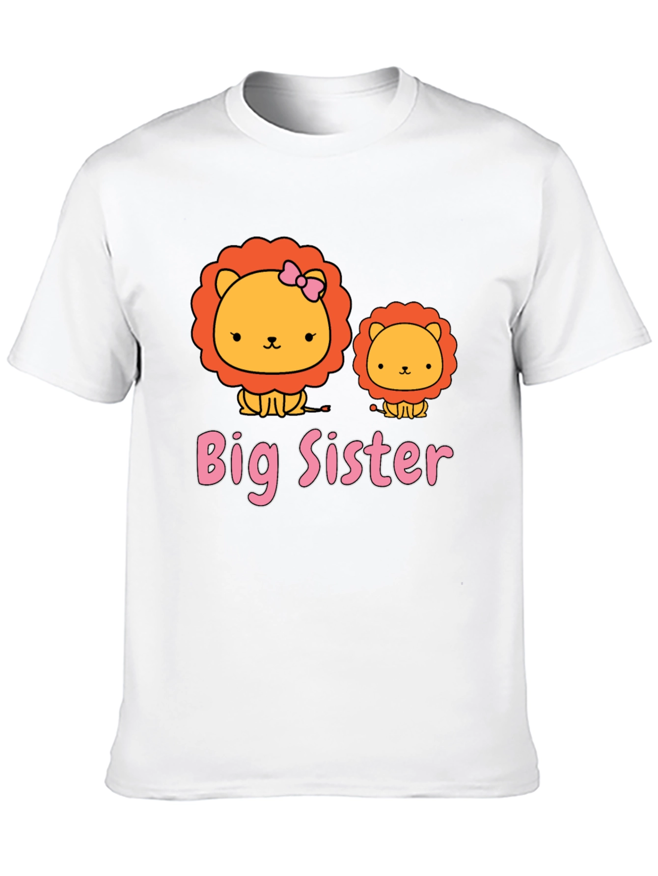 Big Sister Lion Graphic T-Shirt