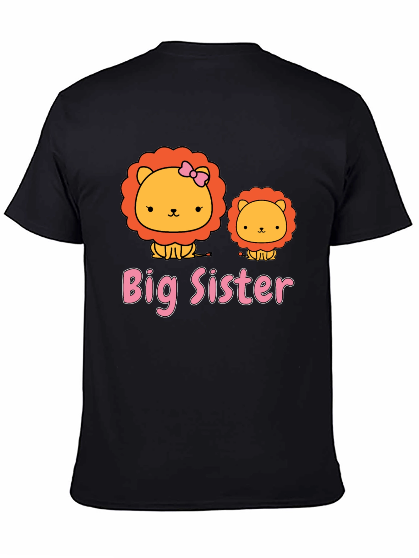 Big Sister Lion Graphic T-Shirt