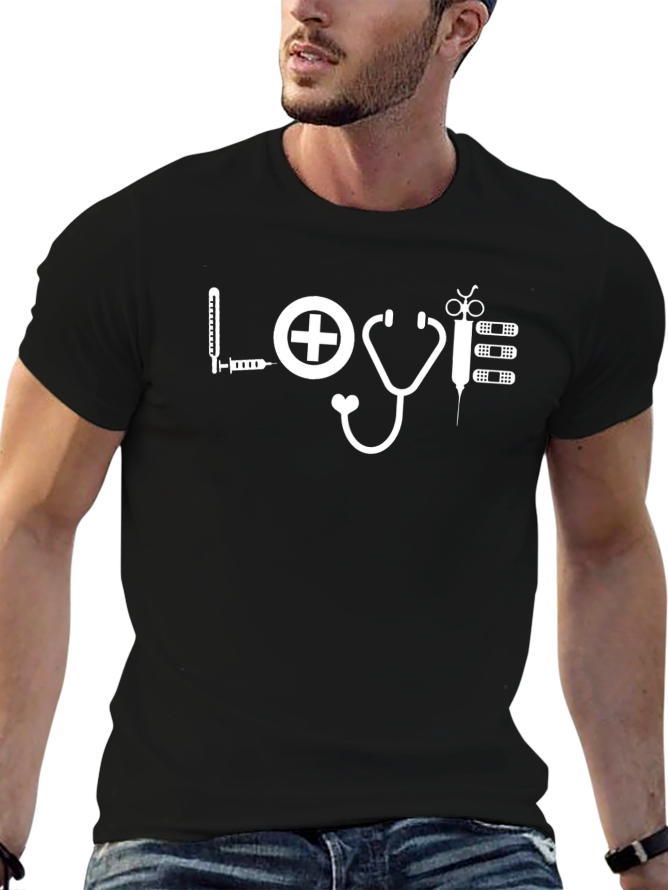 Medical Love Graphic T-Shirt - Nurse Doctor Tee